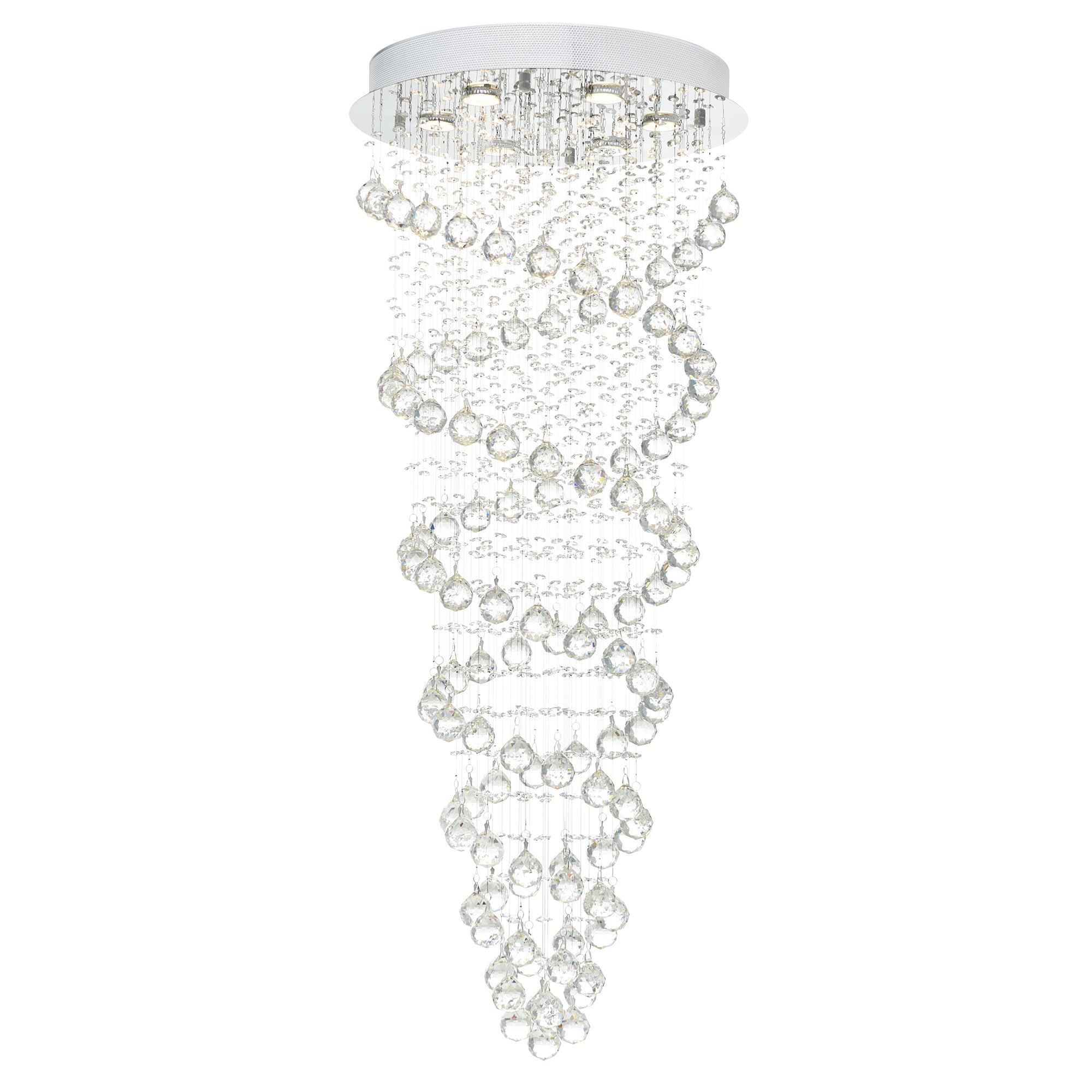 Lustres Chrome - Double Spiral | 6606C20C