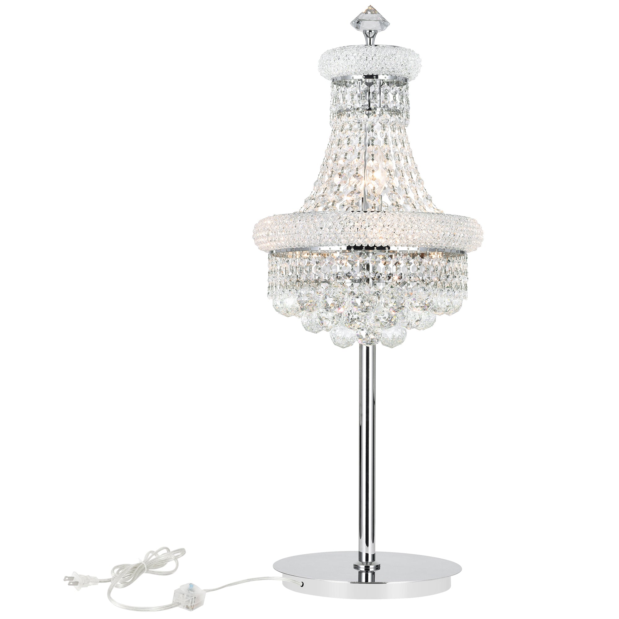 Lampe de table Chrome - Empire | 8001T14C