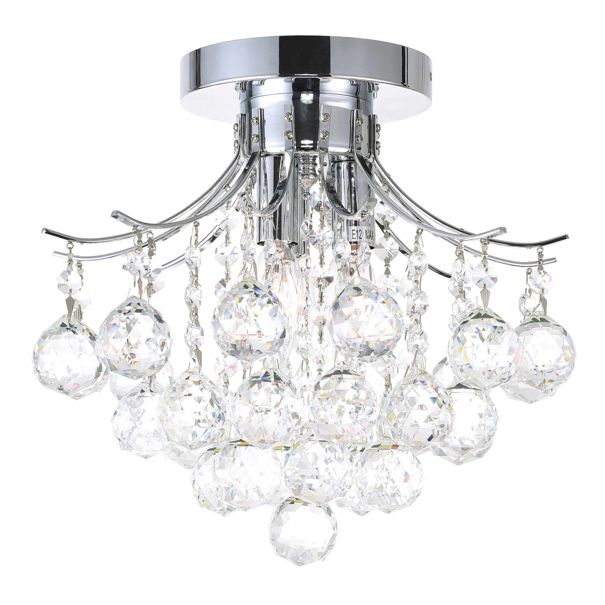 Plafonniers Chrome - Princess | 8012C12C