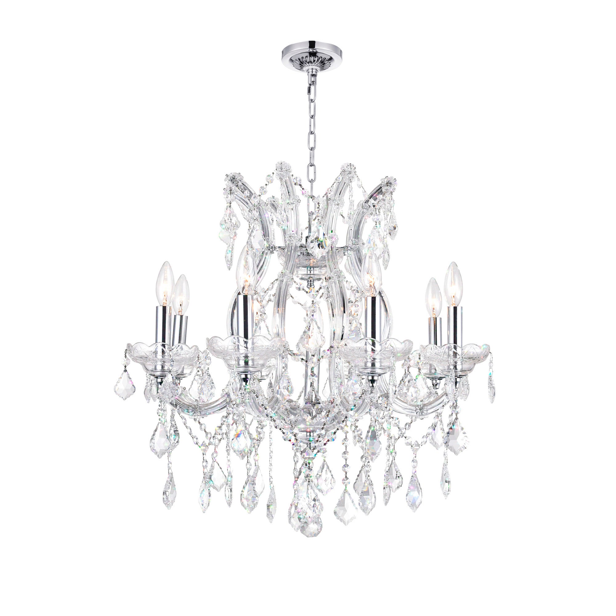 Lustres Chrome - Maria Theresa | 8311P24C-9 (Clear)