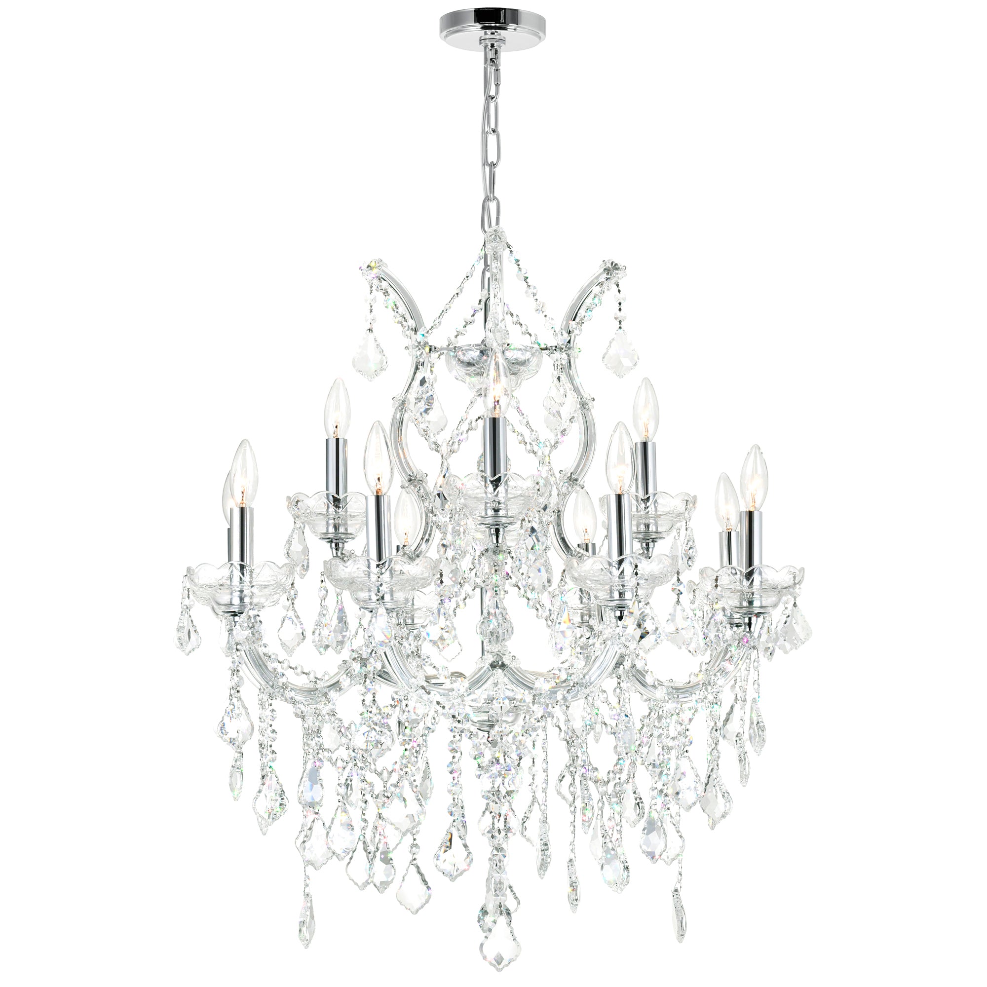 Lustres Chrome - Maria Theresa | 8311P30C-13 (Clear)