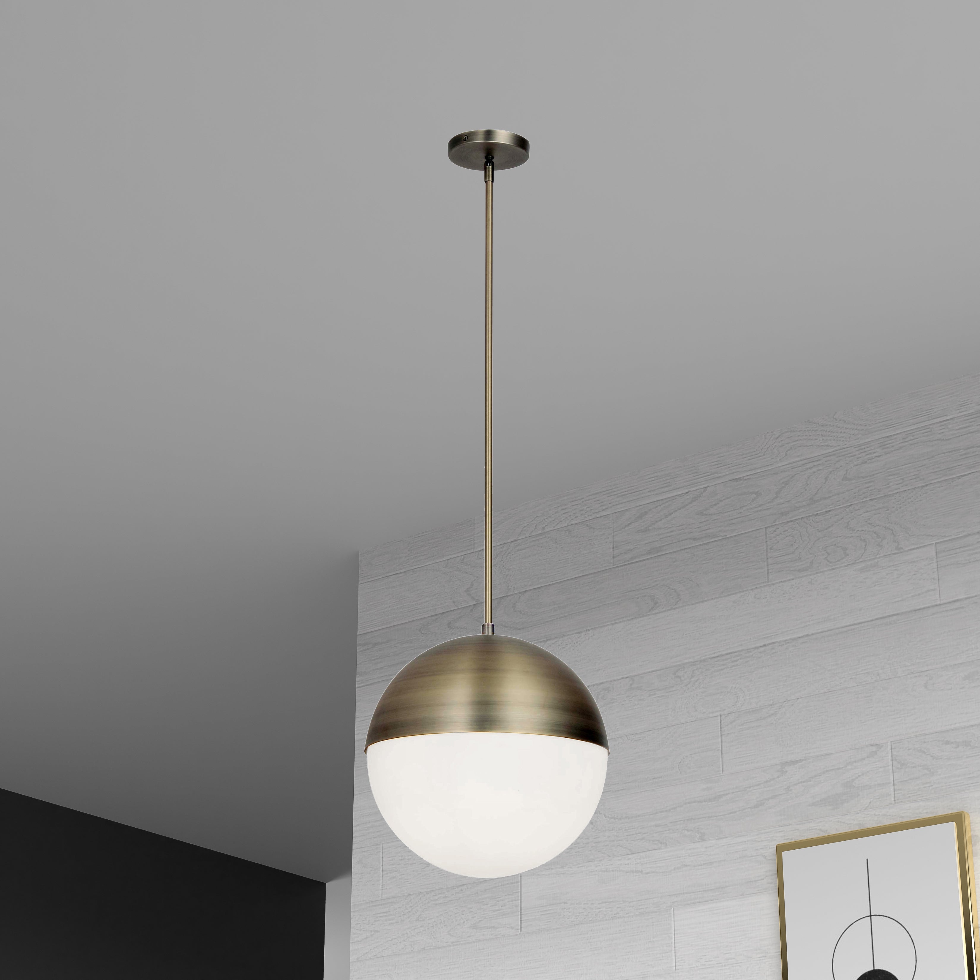 Luminaire suspendu Laiton antique | DAYANA