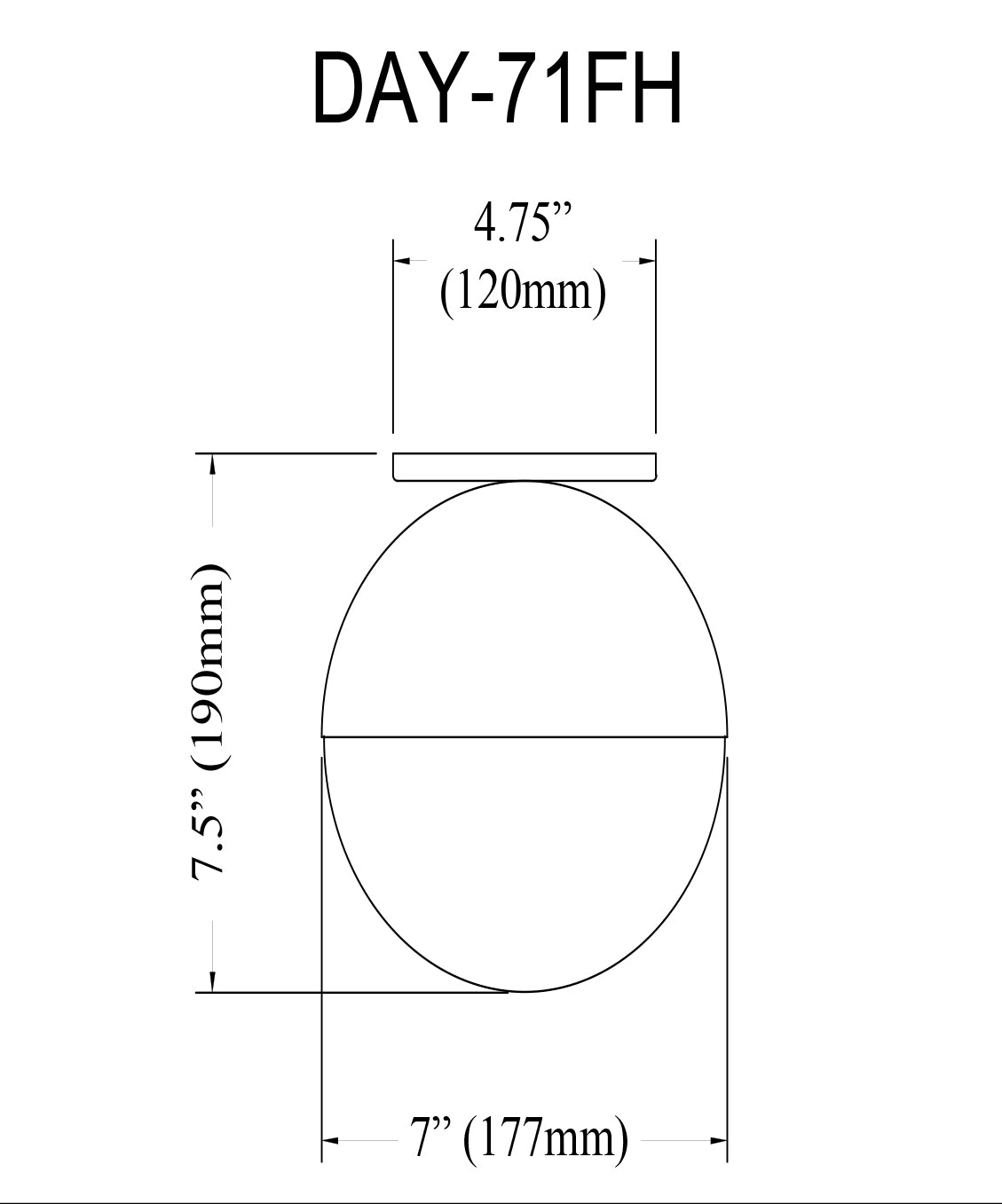Plafonnier | DAYANA — 7 po