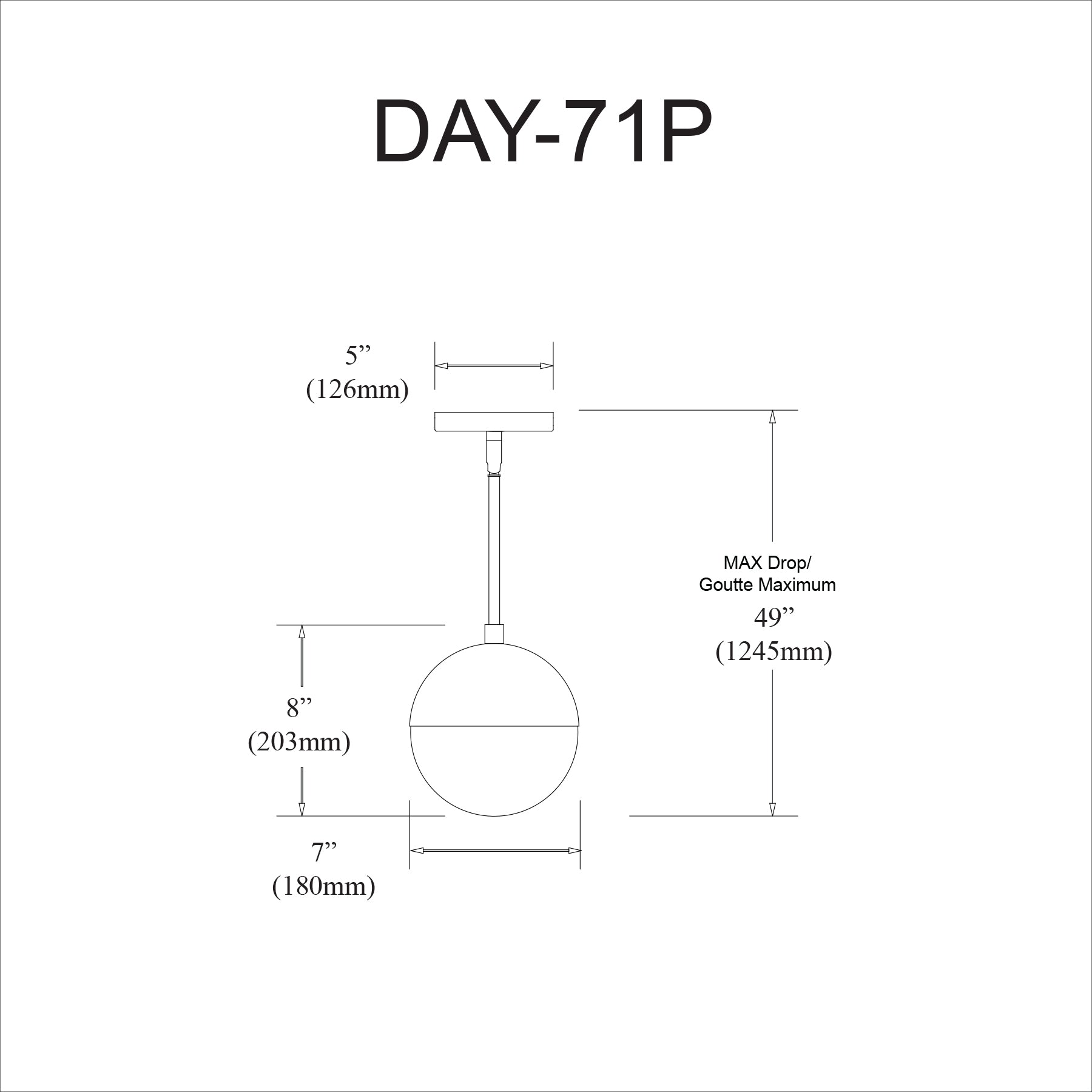 Luminaire suspendu Laiton antique | DAYANA
