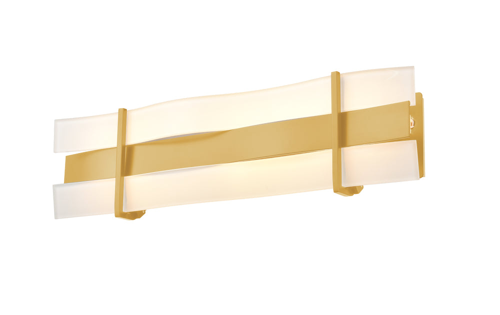 TIDES CCT Bathroom wall sconce Gold, White INTEGRATED LED - DVP15793VBR-SSW | DVI