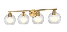 ROMEDA Bathroom wall sconce Gold - DVP34744BR-CL | DVI