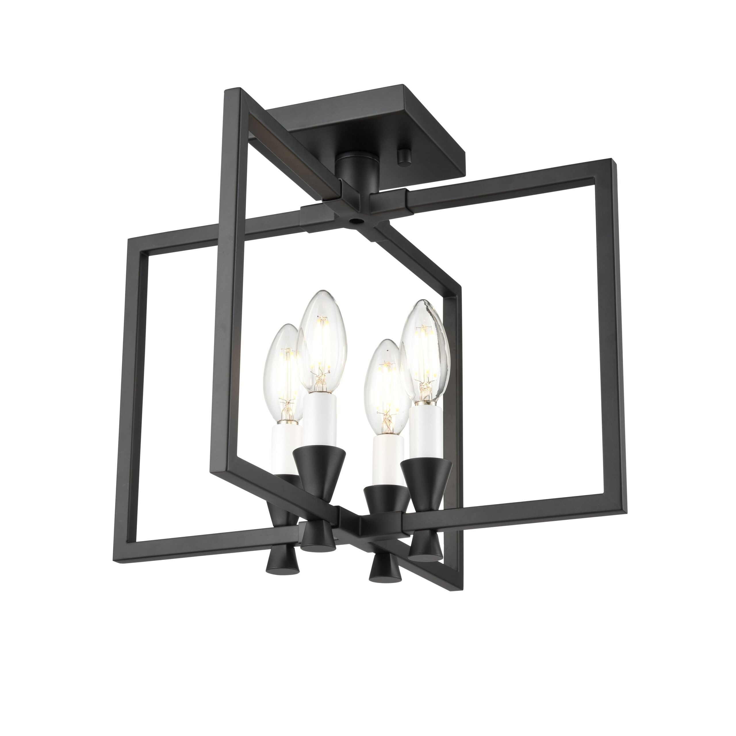 CARRISBROOKE Luminaire suspendu Noir - DVP37111EB | DVI