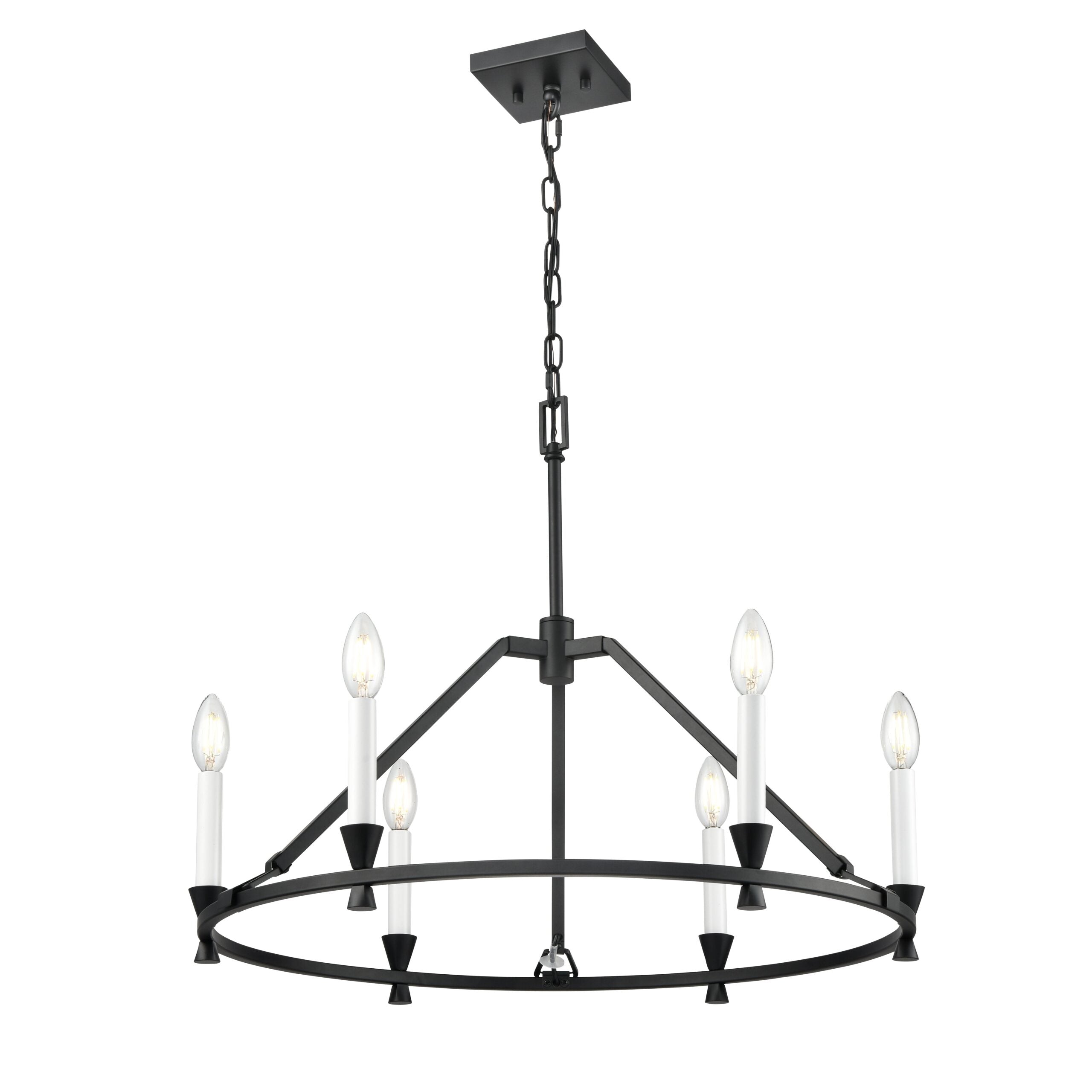 CARRISBROOKE Luminaire suspendu Noir - DVP37126EB | DVI