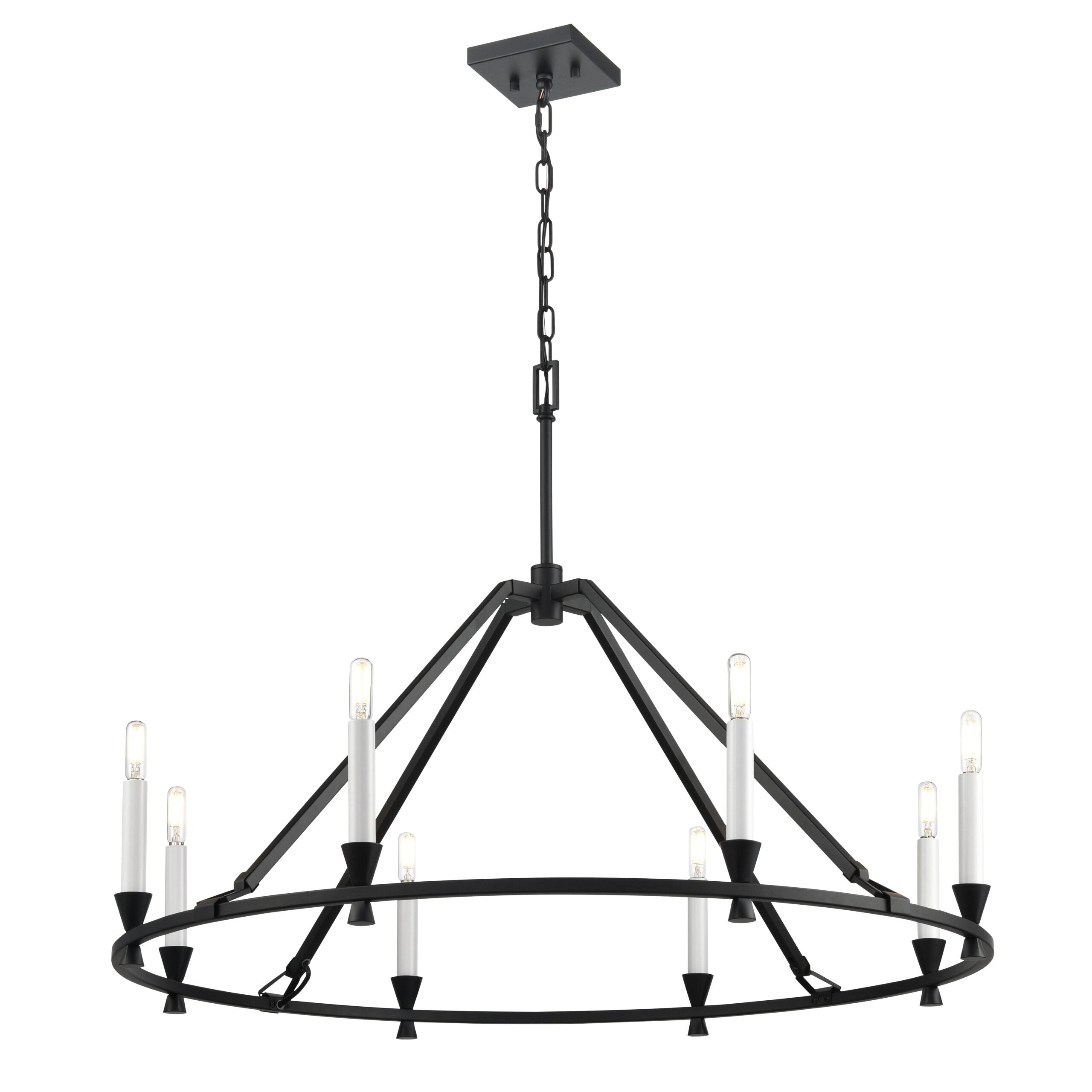 CARRISBROOKE Luminaire suspendu Noir - DVP37129EB | DVI