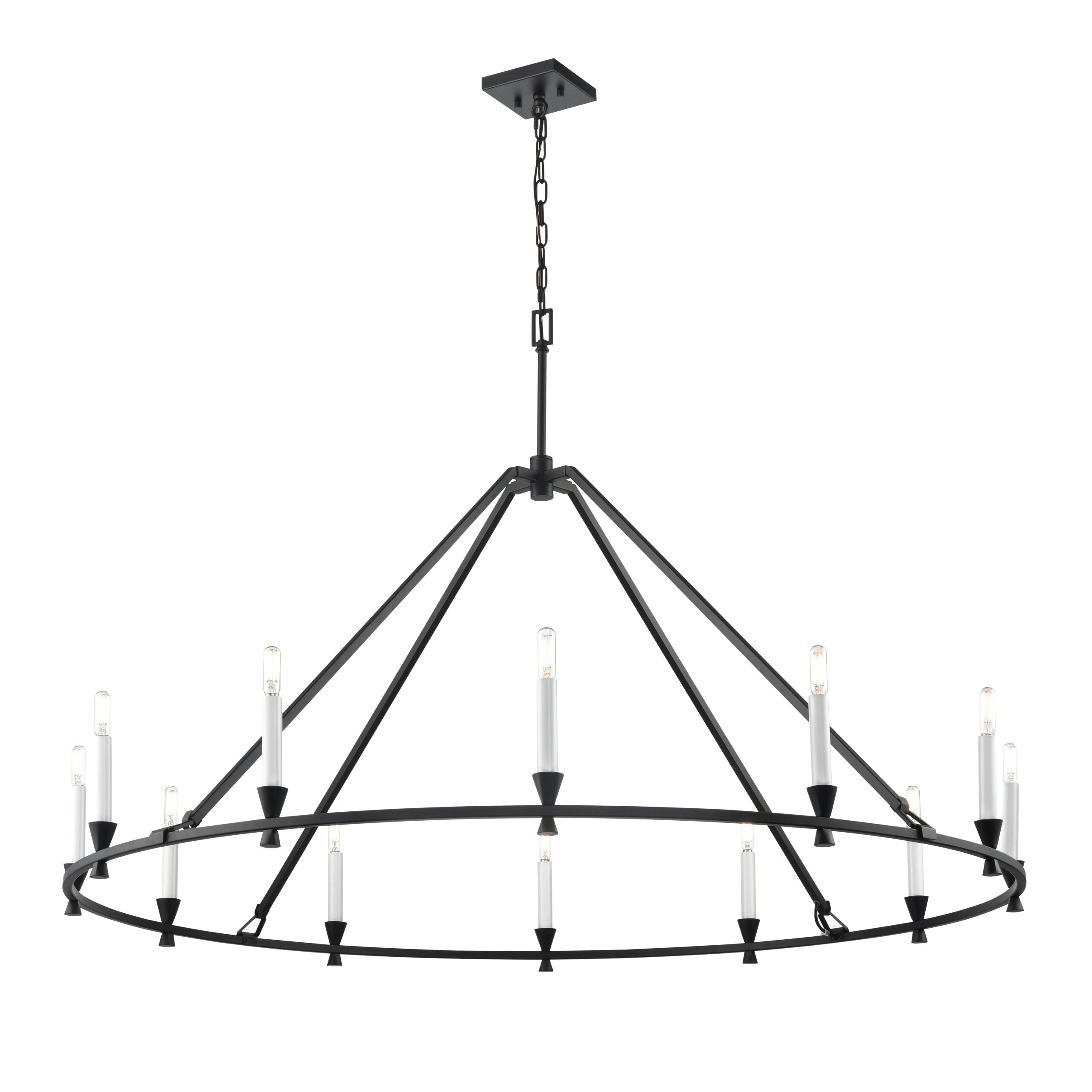 CARRISBROOKE Luminaire suspendu Noir - DVP37145EB | DVI
