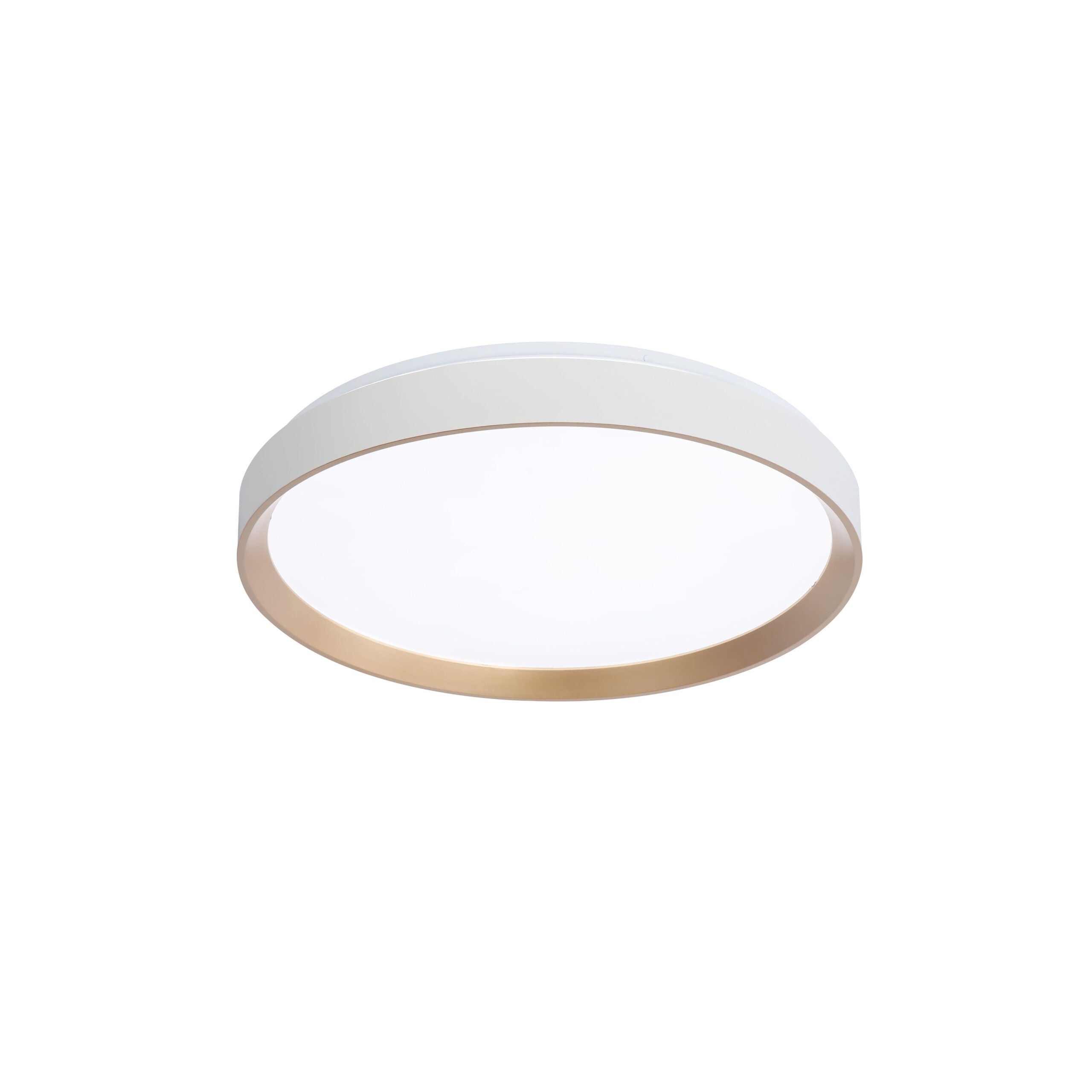 Plafonnier  Or et blanc mat | HUDSON