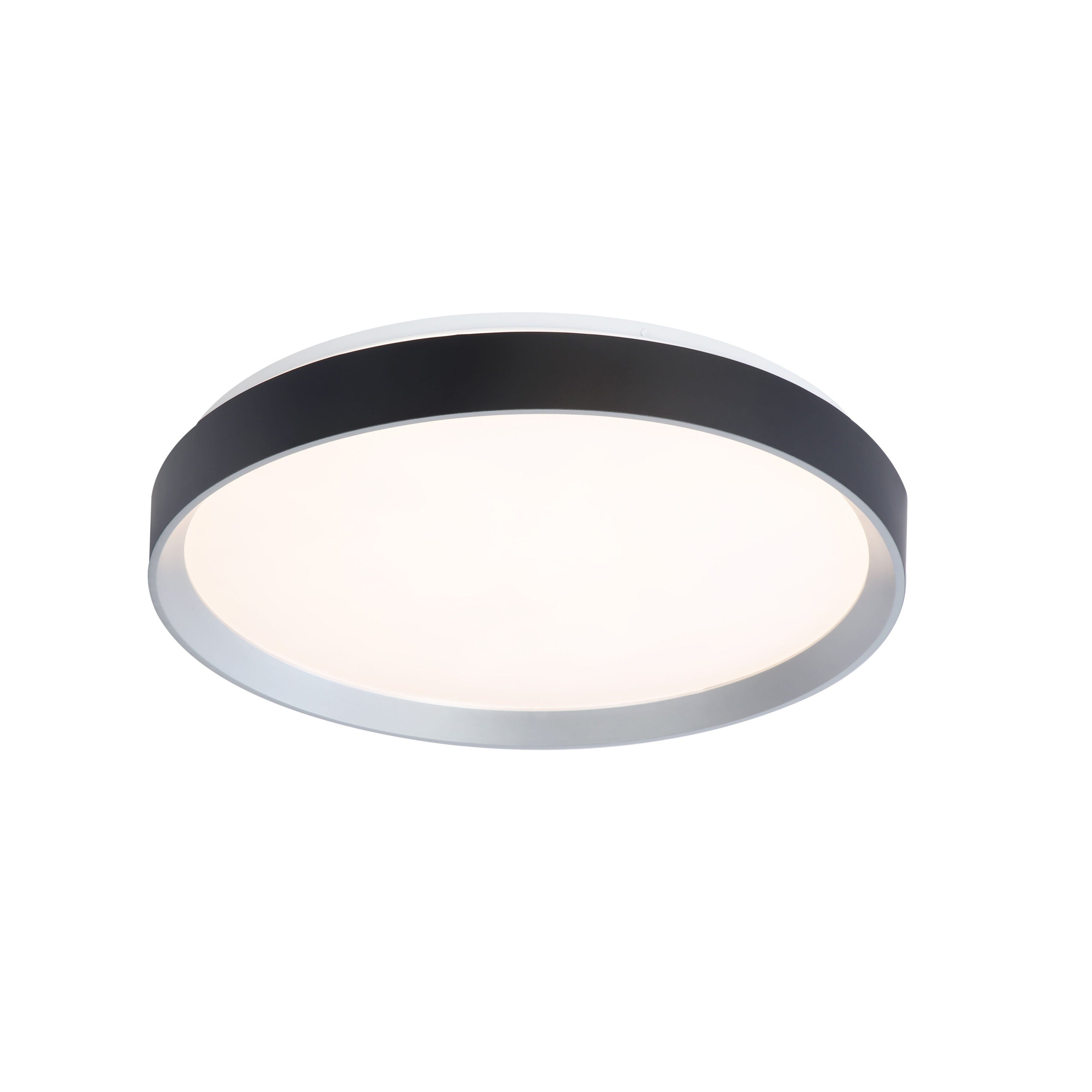 Plafonnier  Platine et noir mat | HUDSON