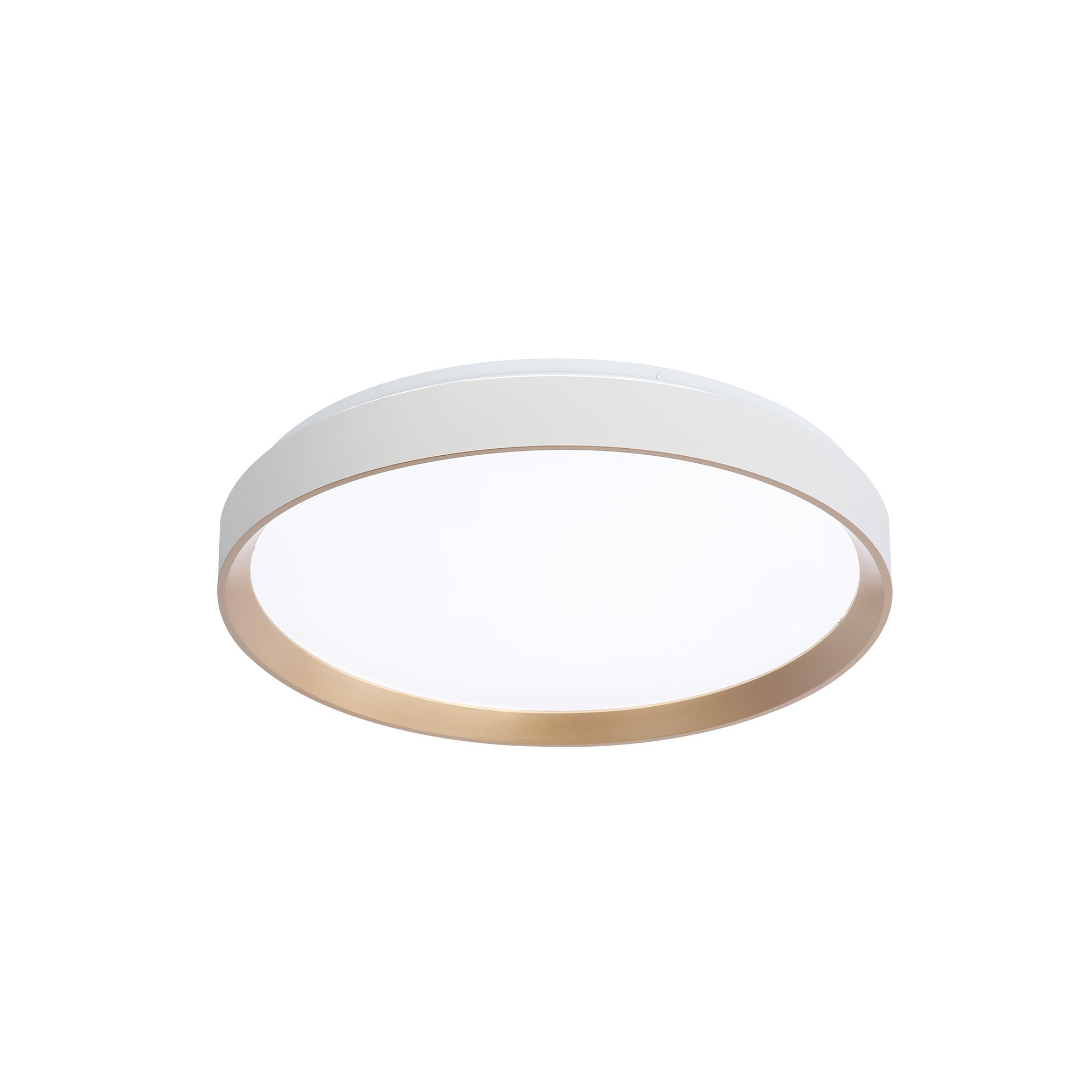 Plafonnier  Or et blanc mat | HUDSON