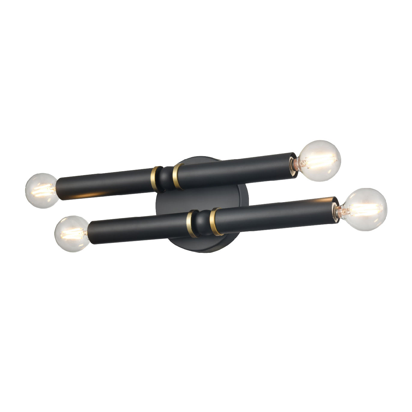 KLONDIKE Bathroom wall sconce Black - DVP42822EB+MF | DVI