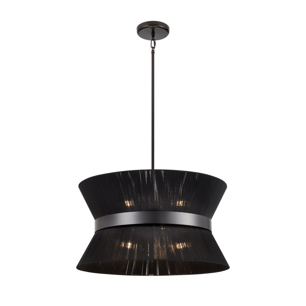 ELLESMERE Suspension Nickel, Noir - DVP43605SN-BK | DVI
