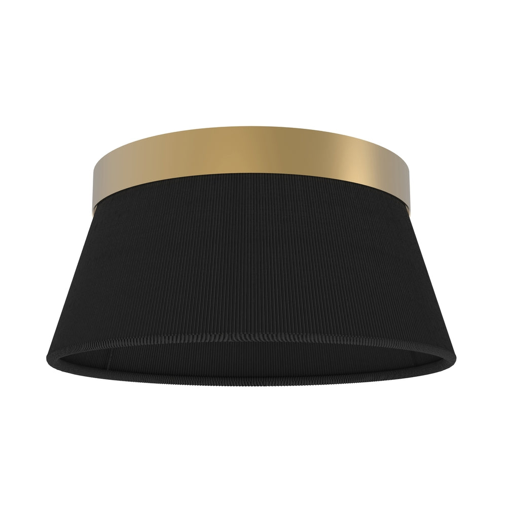 ELLESMERE Flush mount Gold, Black - DVP43642BR-BK | DVI