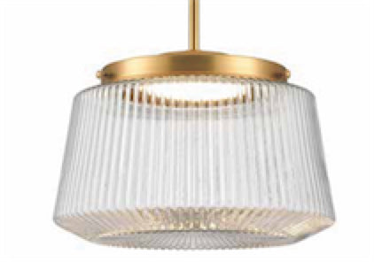 LUNENBERG Suspension Or DEL INTÉGRÉ - DVP43920BR-RIC | DVI