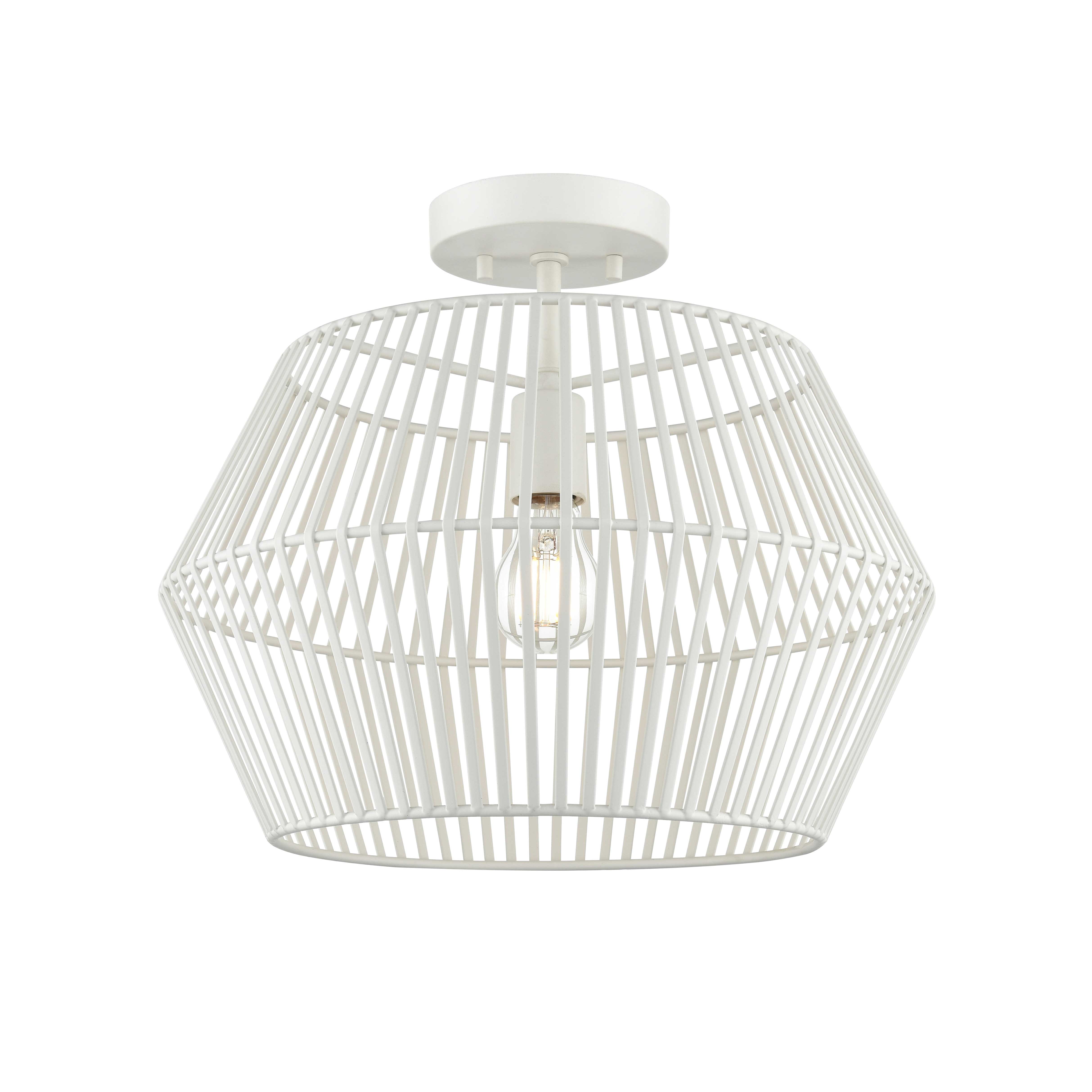 LADYSMITH Plafonnier Blanc - DVP44512MW | DVI