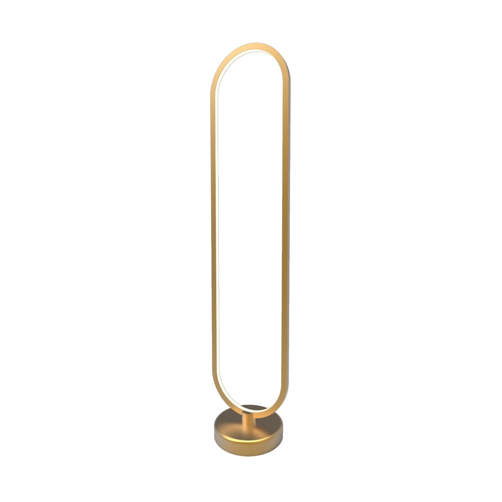 PERIGEE AC LED Floor lamp Gold INTEGRATED LED - DVP46509BR | DVI