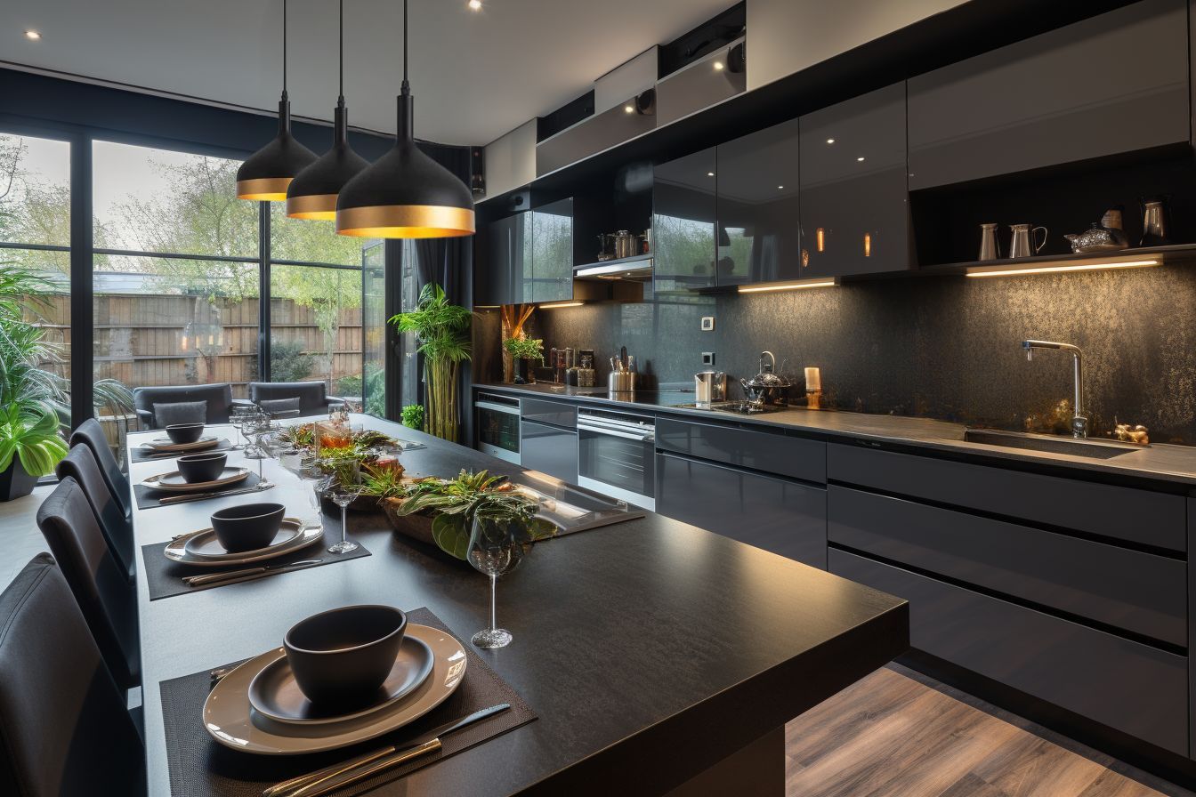 DASH Mini pendant Black, Gold - SC13351BK | ARTCRAFT