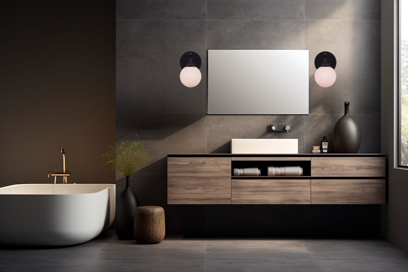 ASHER Wall sconce Black - IWF1105A01BK9 | CANARM