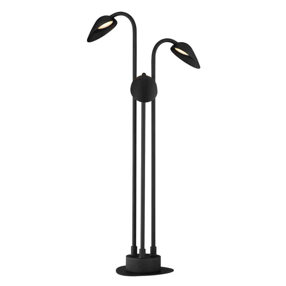 MARSH Luminaire sur poteau Noir DEL INTÉGRÉ - E24099-BK | MAXIM/ET2