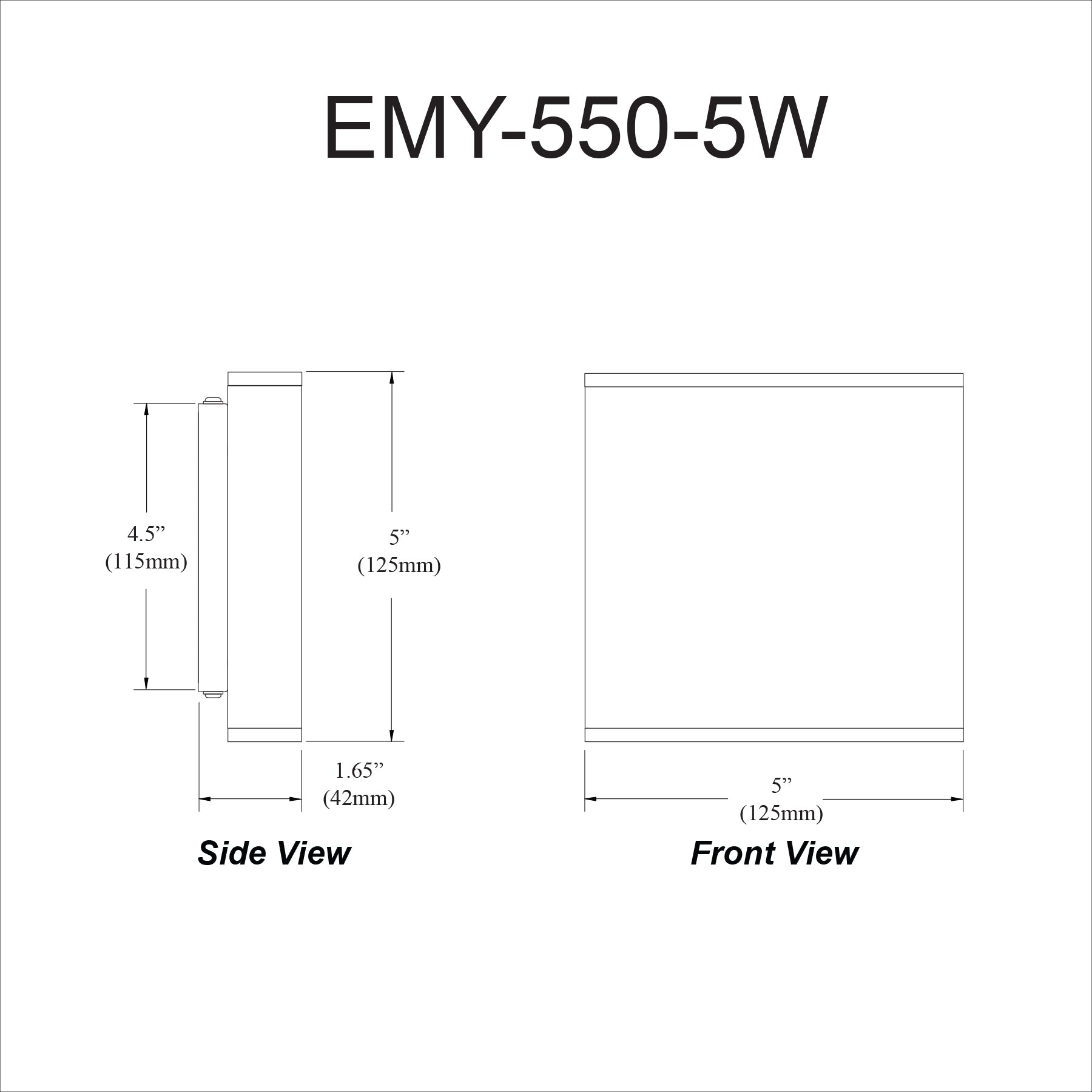 Applique murale | EMERY — 5 po