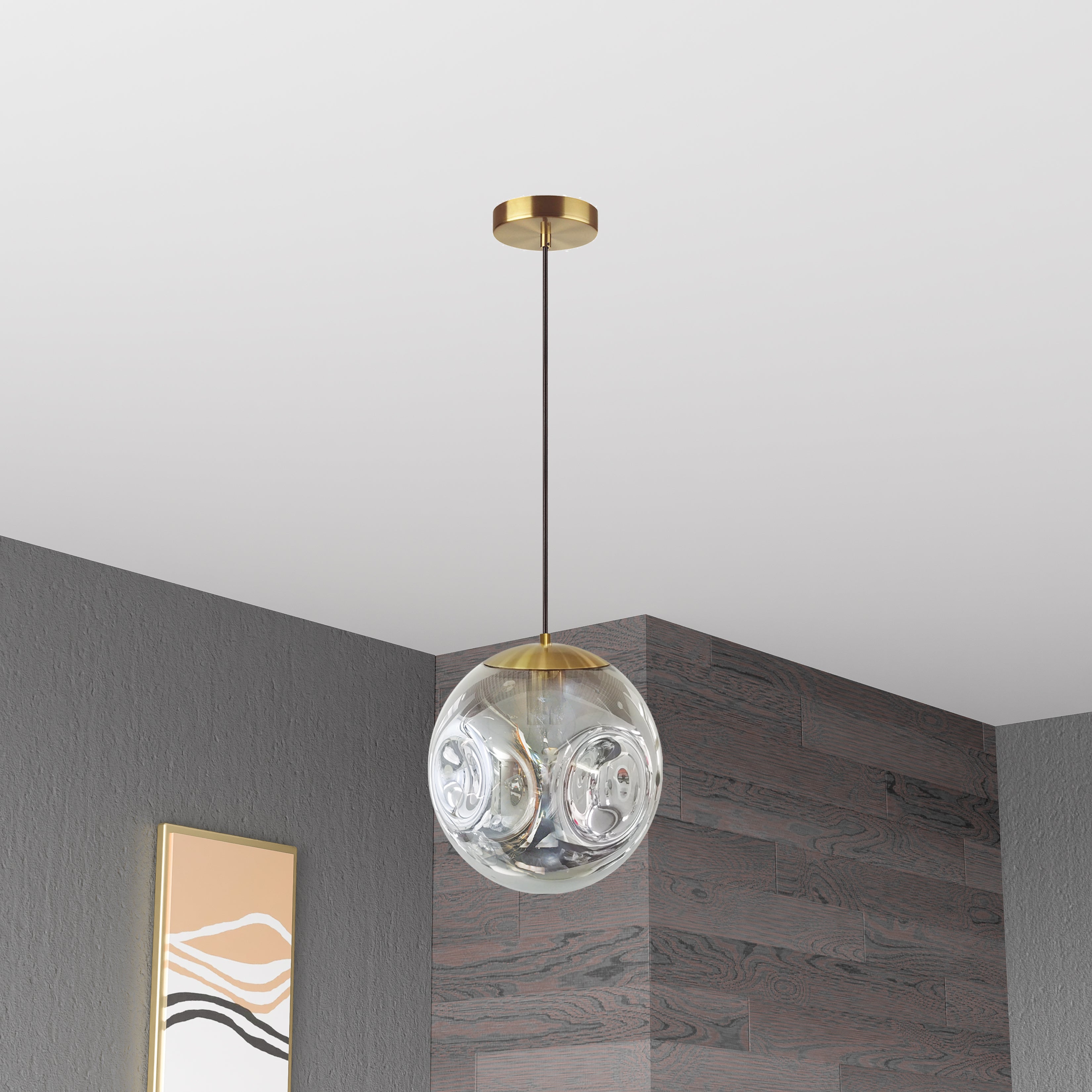 Luminaire suspendu Fumé | ERIS — 10 po