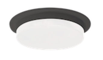 STOCKTON Flush mount  Black INTEGRATED LED - FM42706-BK | KUZCO