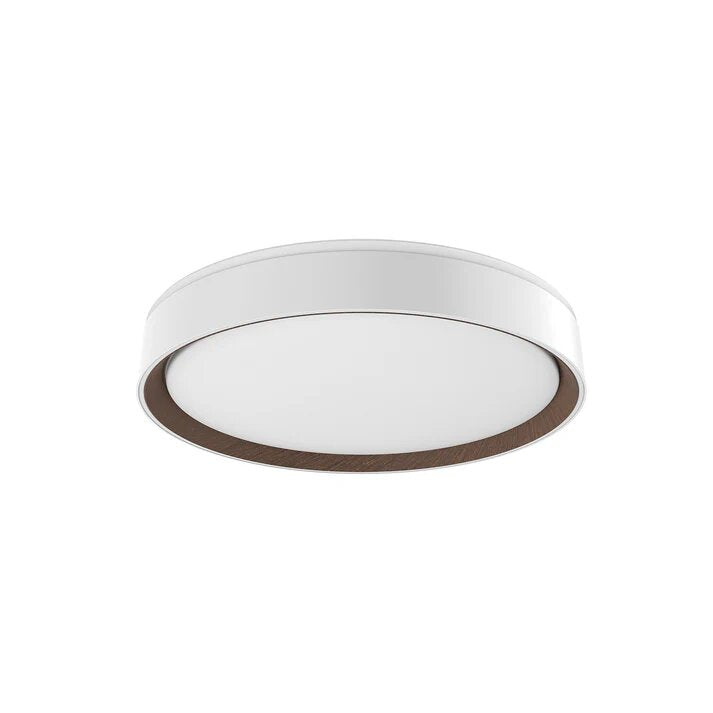 Plafonnier  Blanc et noyer | ESSEX