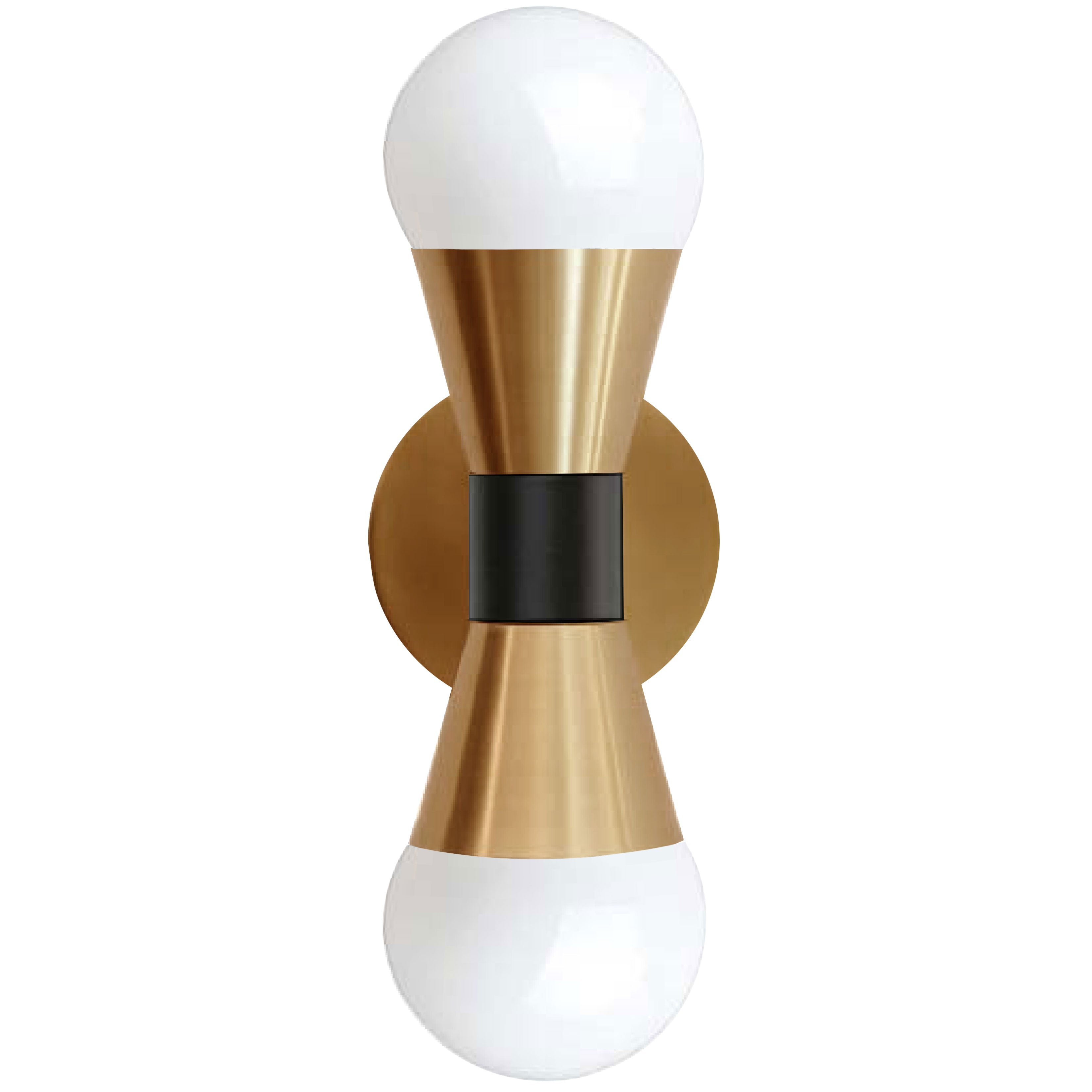 FORTUNA Wall sconce Gold - FOR-72W-AGB-MB | DAINOLITE