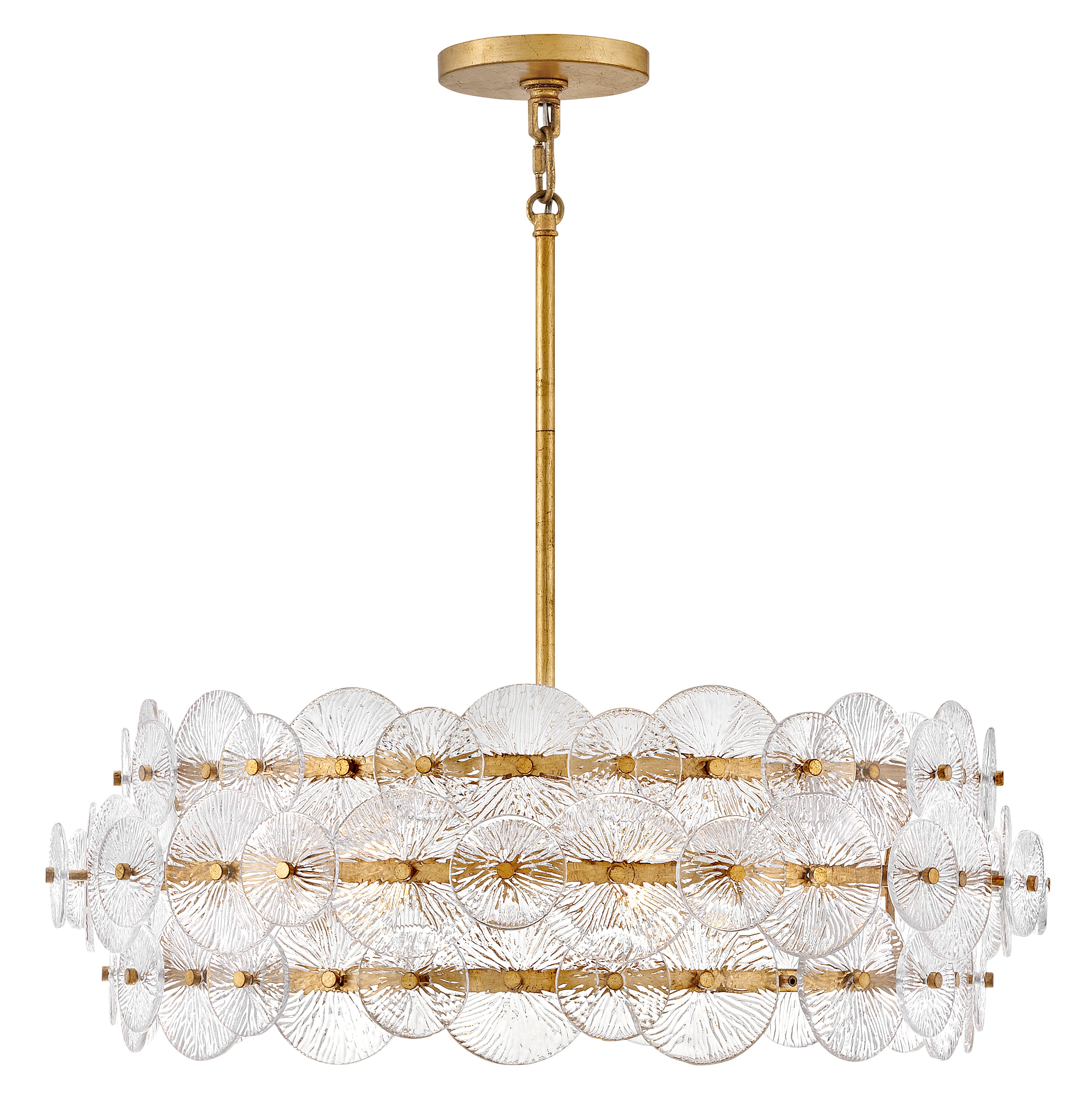 Moyen lustre tambourr