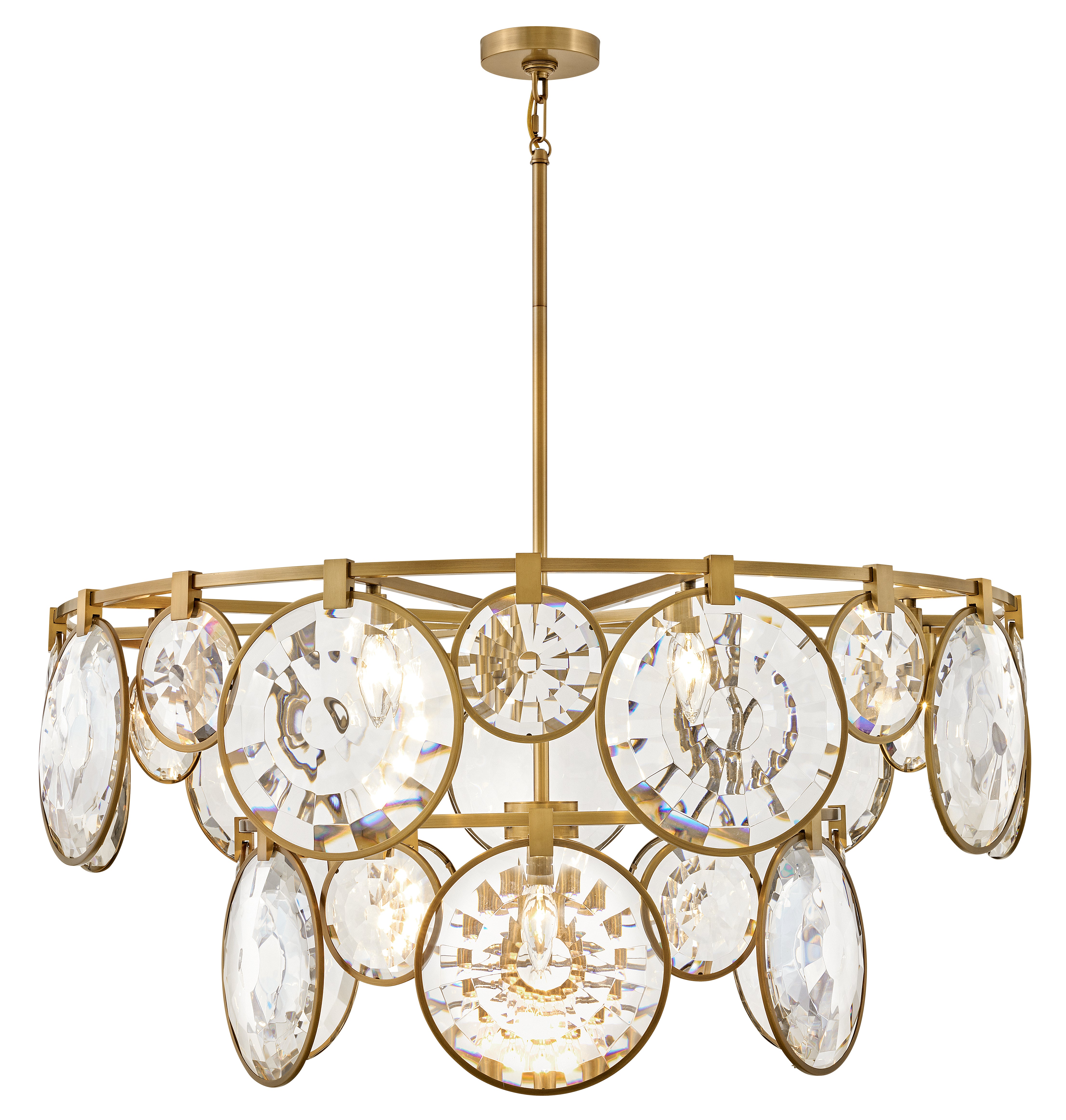 Grand lustre à plusieurs niveaux