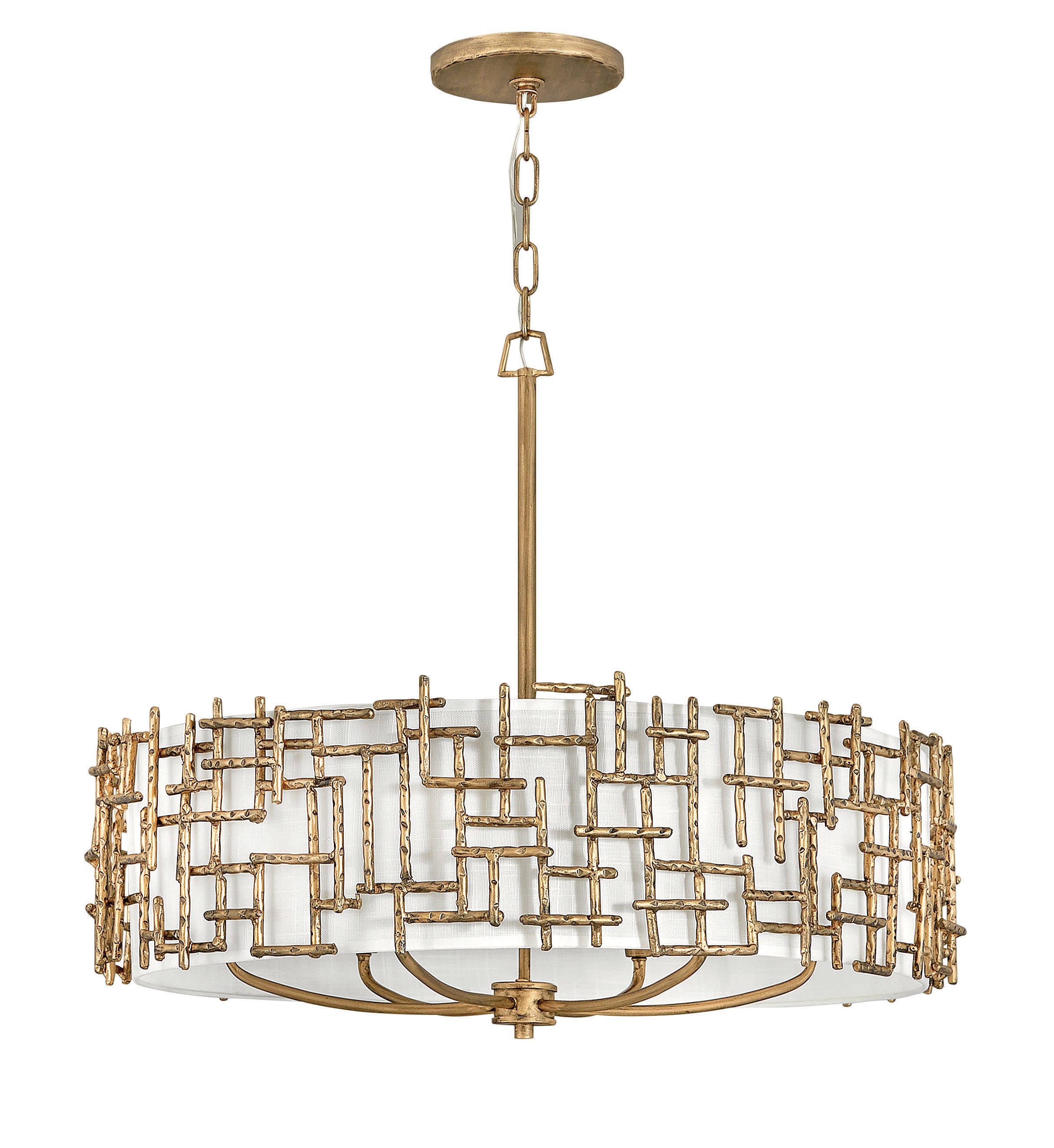 Moyen lustre tambourr