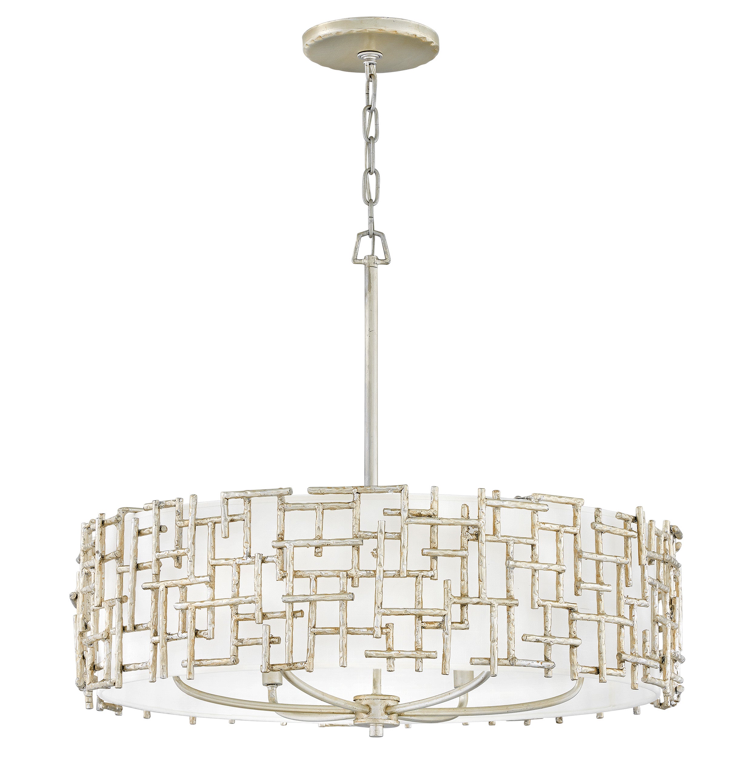 Moyen lustre tambourr
