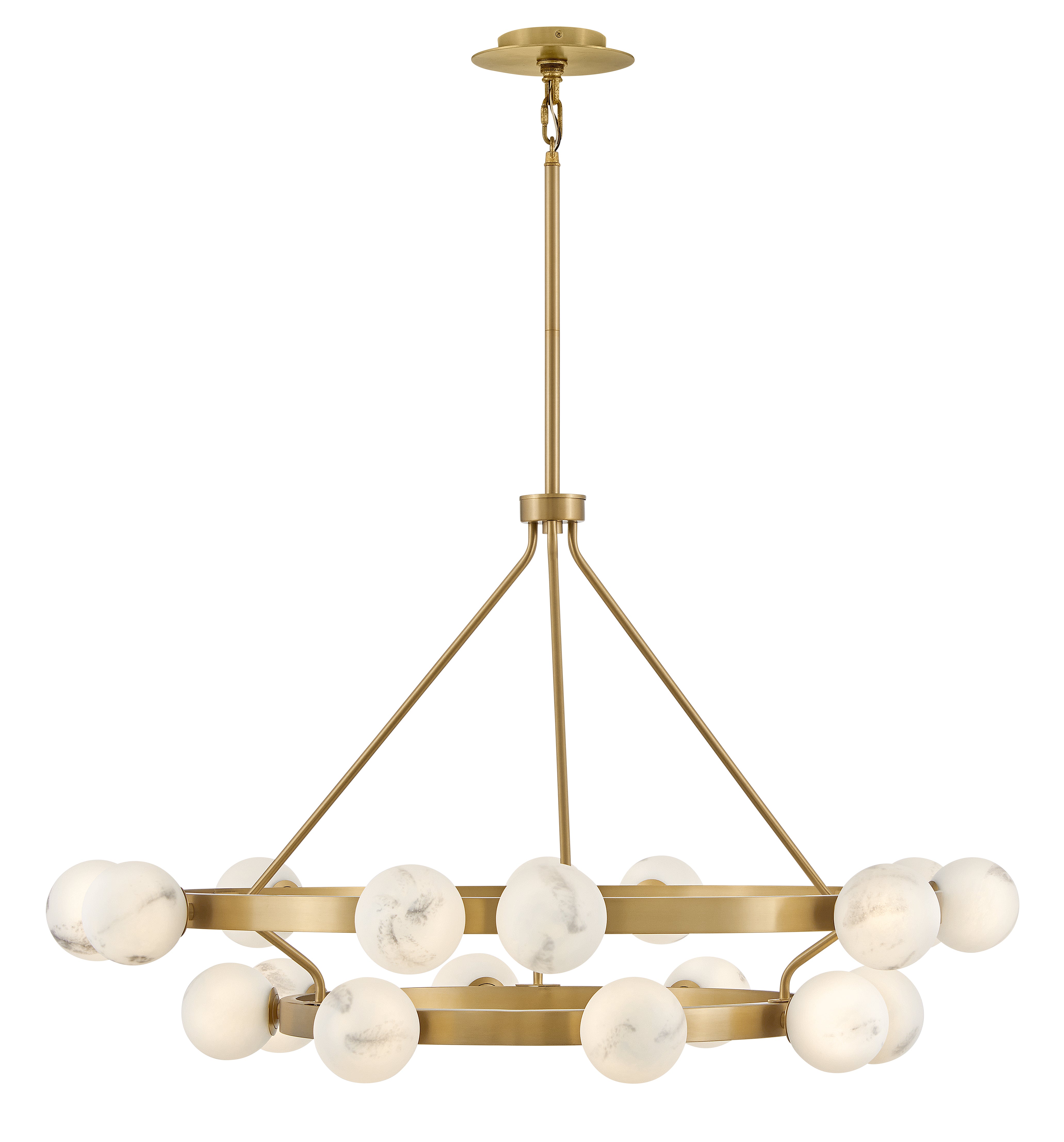Grand lustre à plusieurs niveaux
