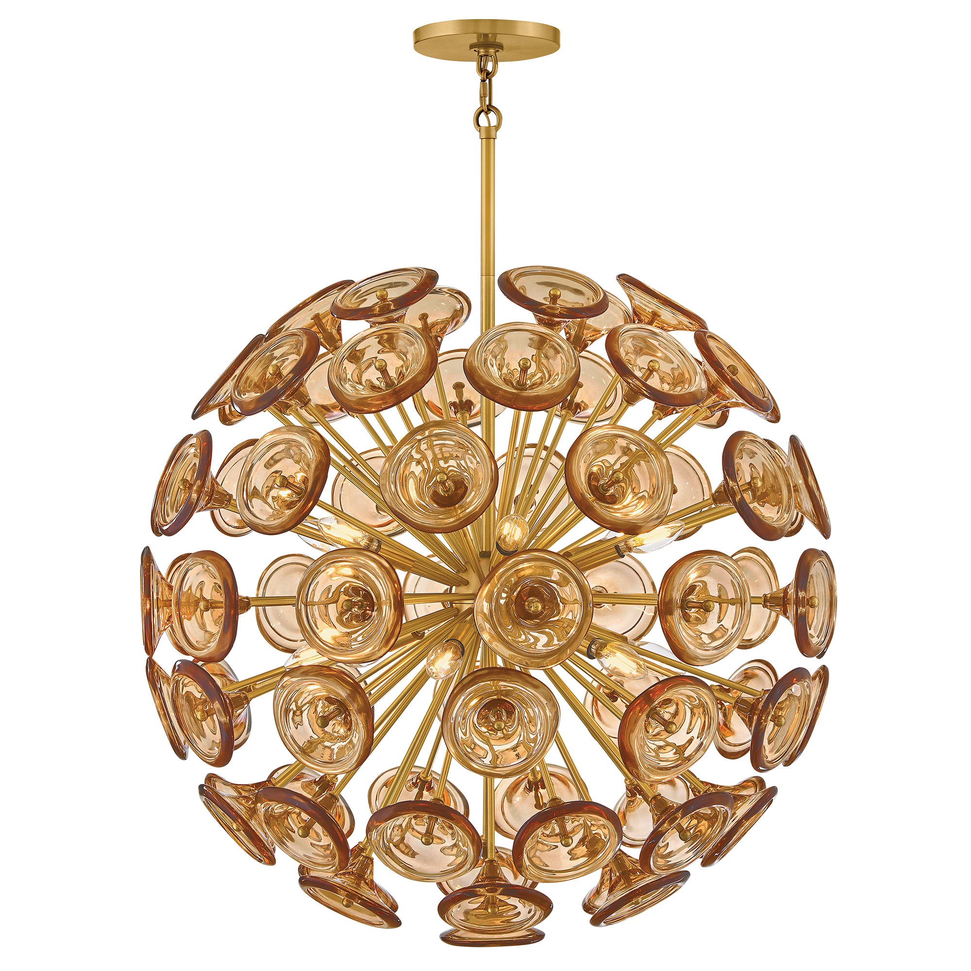 Moyen lustre globe