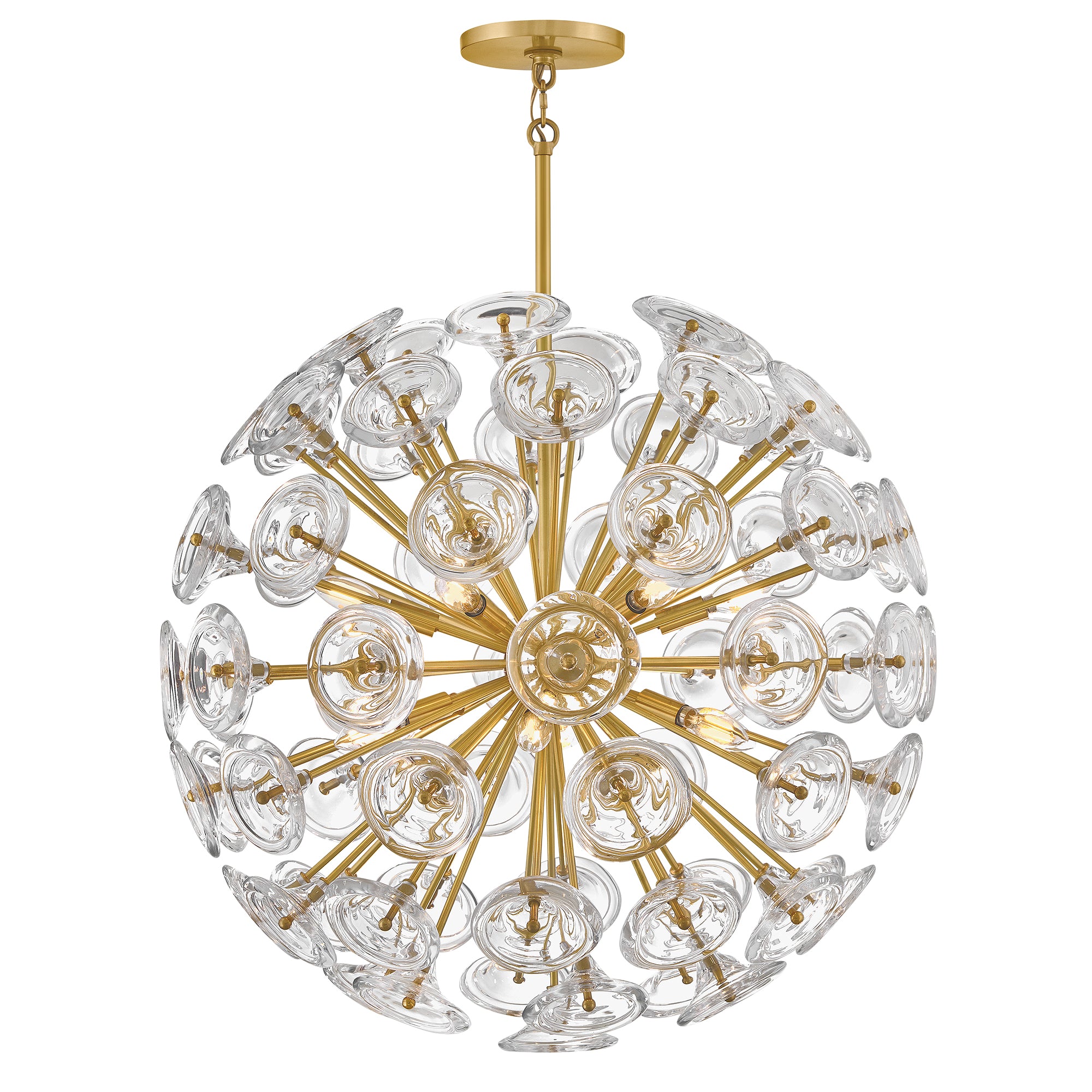 Moyen lustre globe