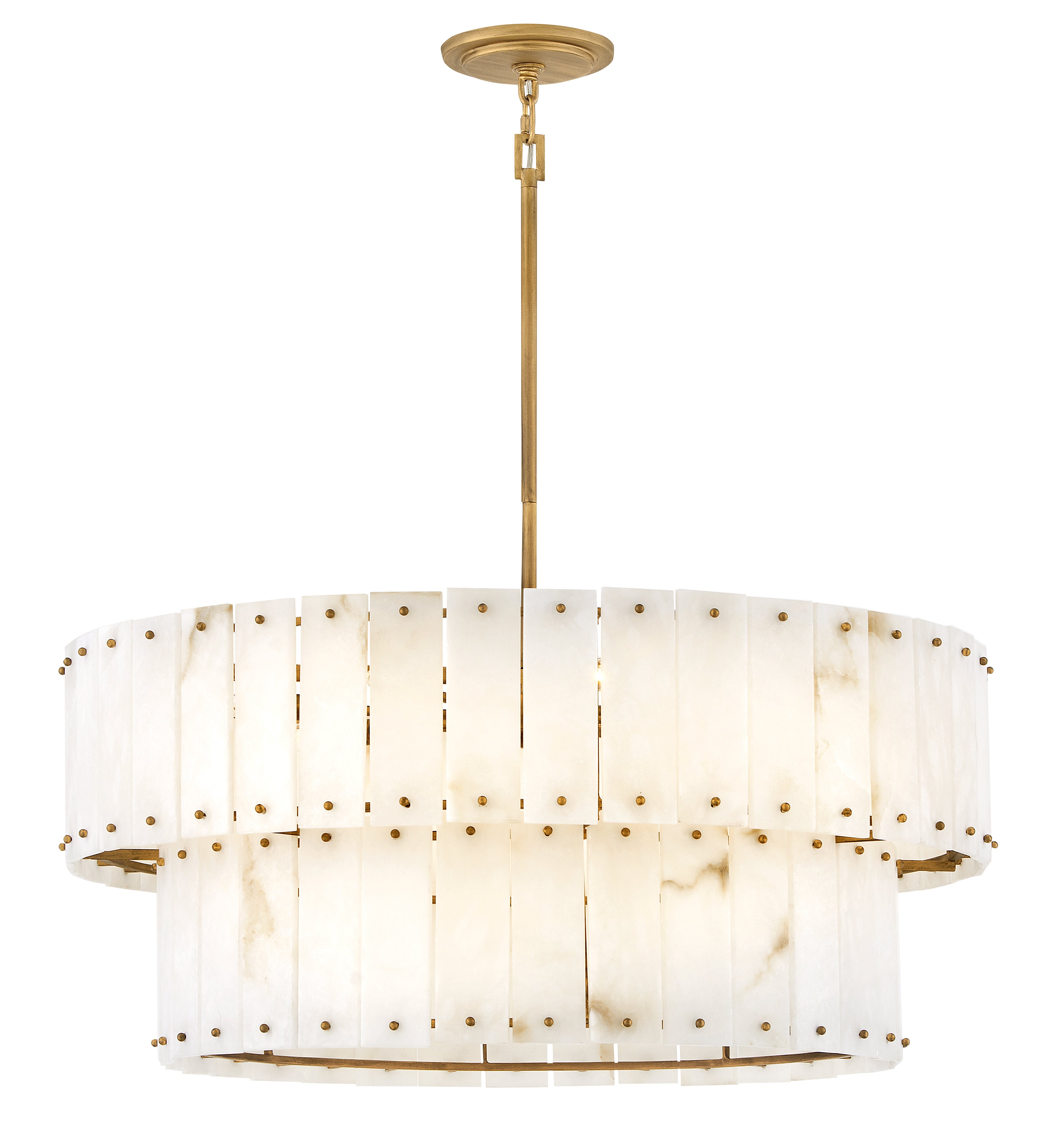 Moyen lustre tambourr