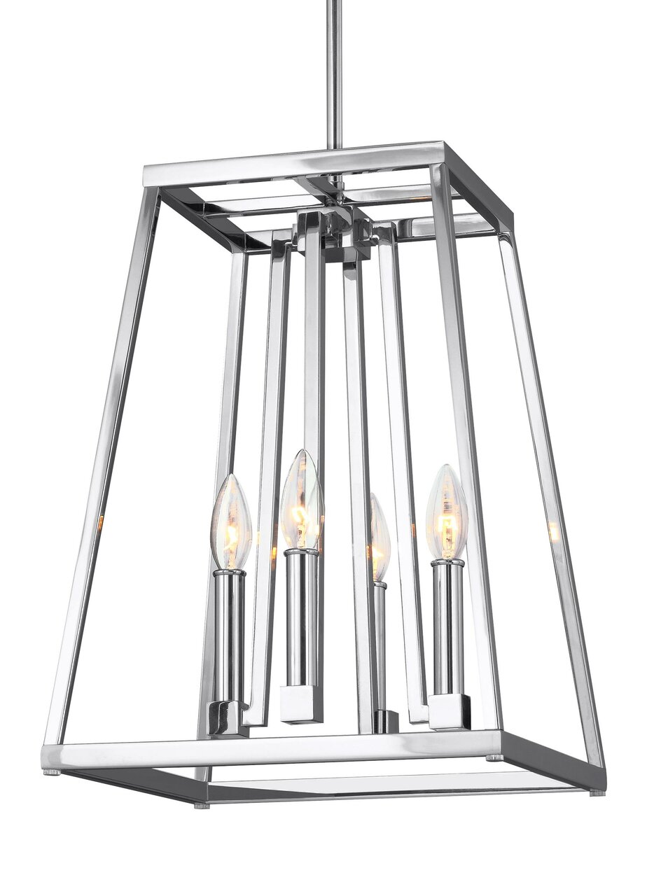 Conant Chandelier Chrome - F3149/4CH | GENERATION LIGHTING