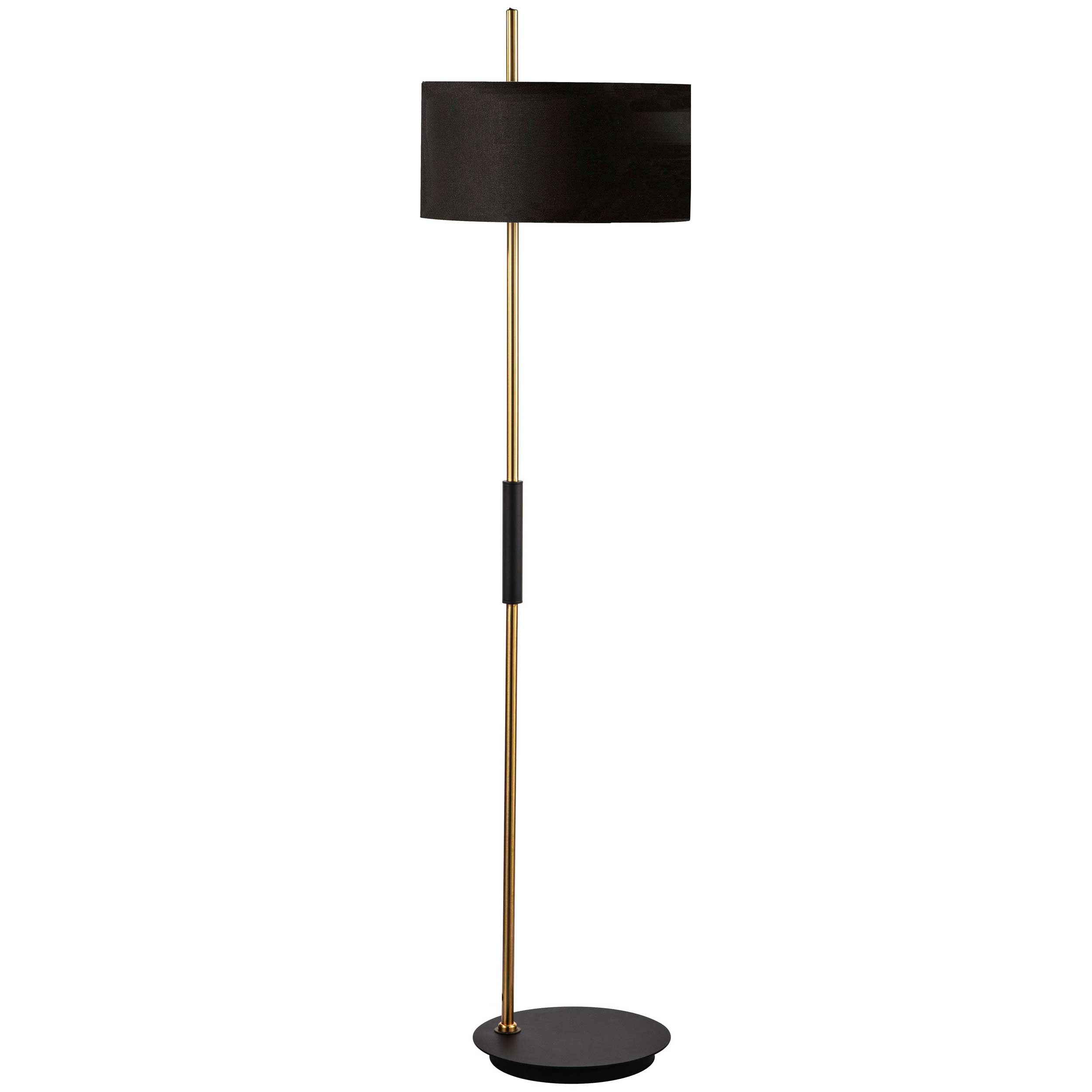 FITZGERALD Floor lamp Black, Gold - FTG-622F-MB-AGB-BK | DAINOLITE