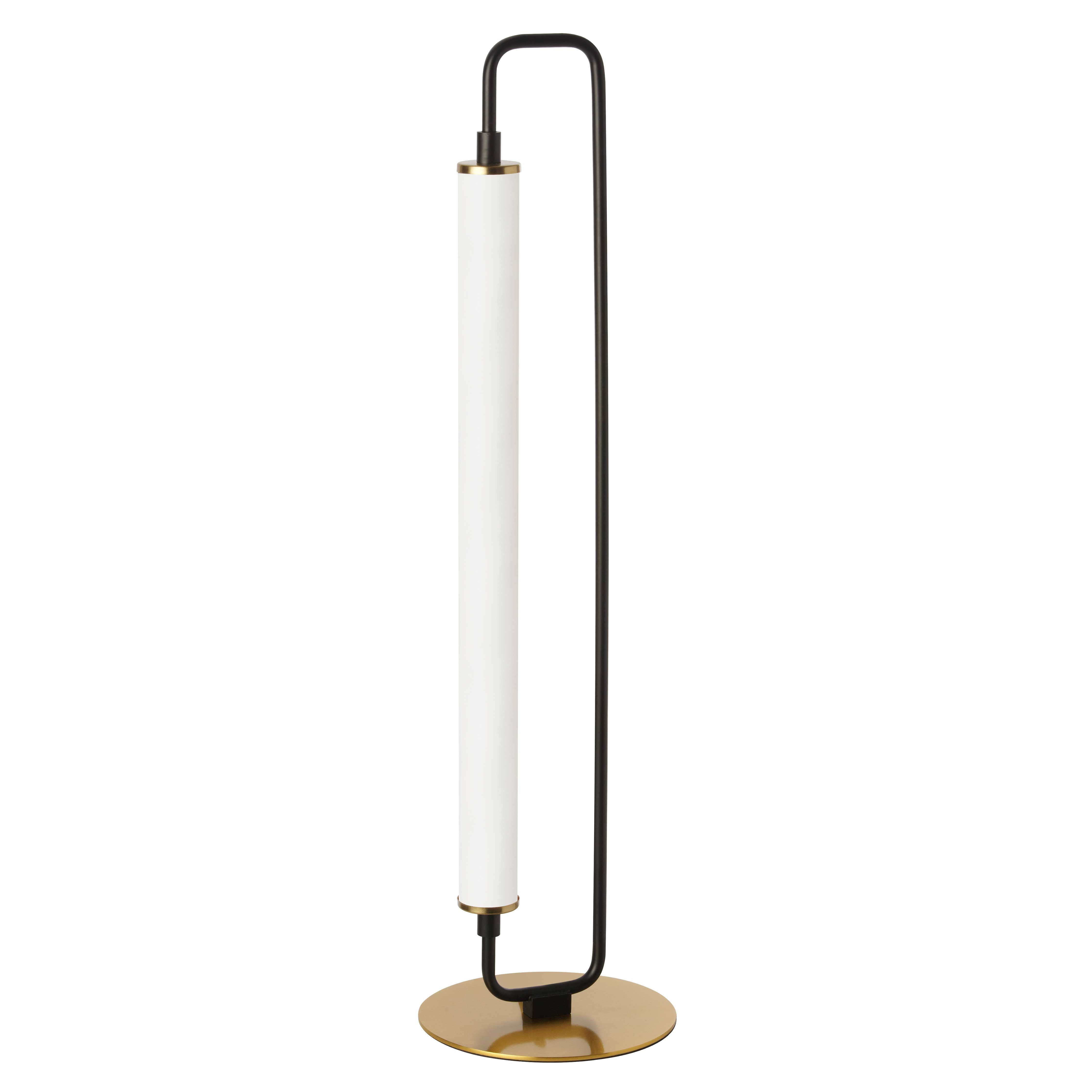 FREYA Lampe sur table Noir, or DEL INTÉGRÉ - FYA-2620LEDT-MB-AGB | DAINOLITE