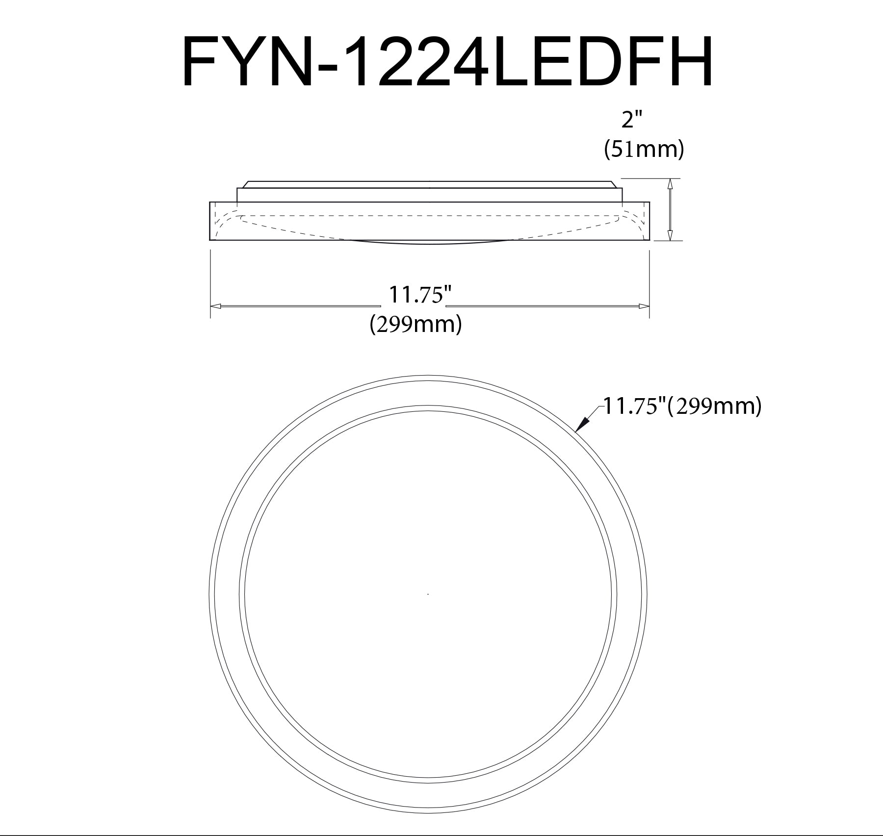 Plafonnier Laiton vieilli | FLYNN