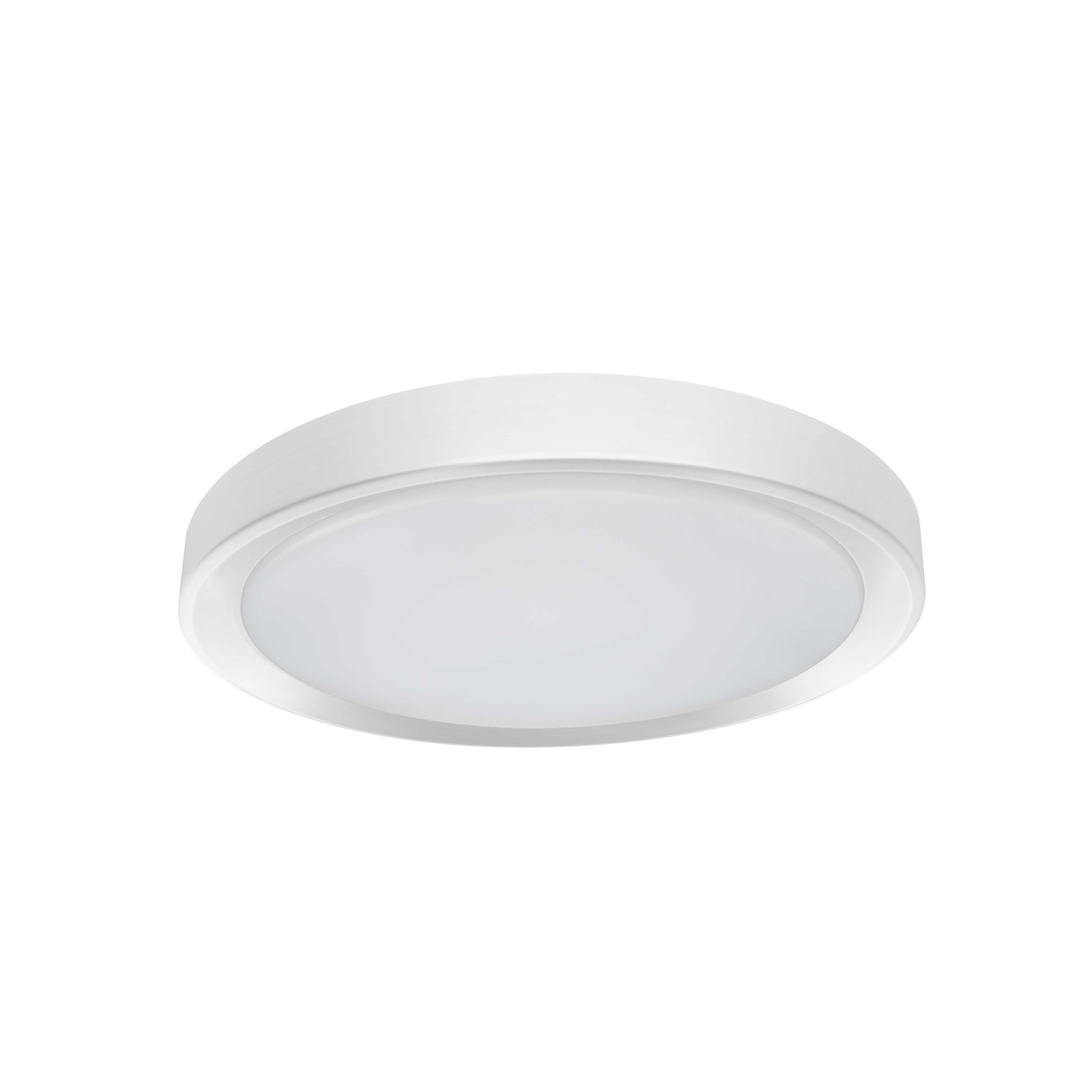 FLYNN Flush mount  White INTEGRATED LED - FYN-1224LEDFH-MW | DAINOLITE