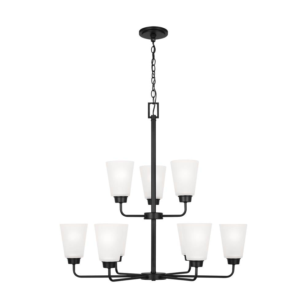 KERRVILLE Chandelier Noir - 3115209-112 | GENERATION-LIGHTING