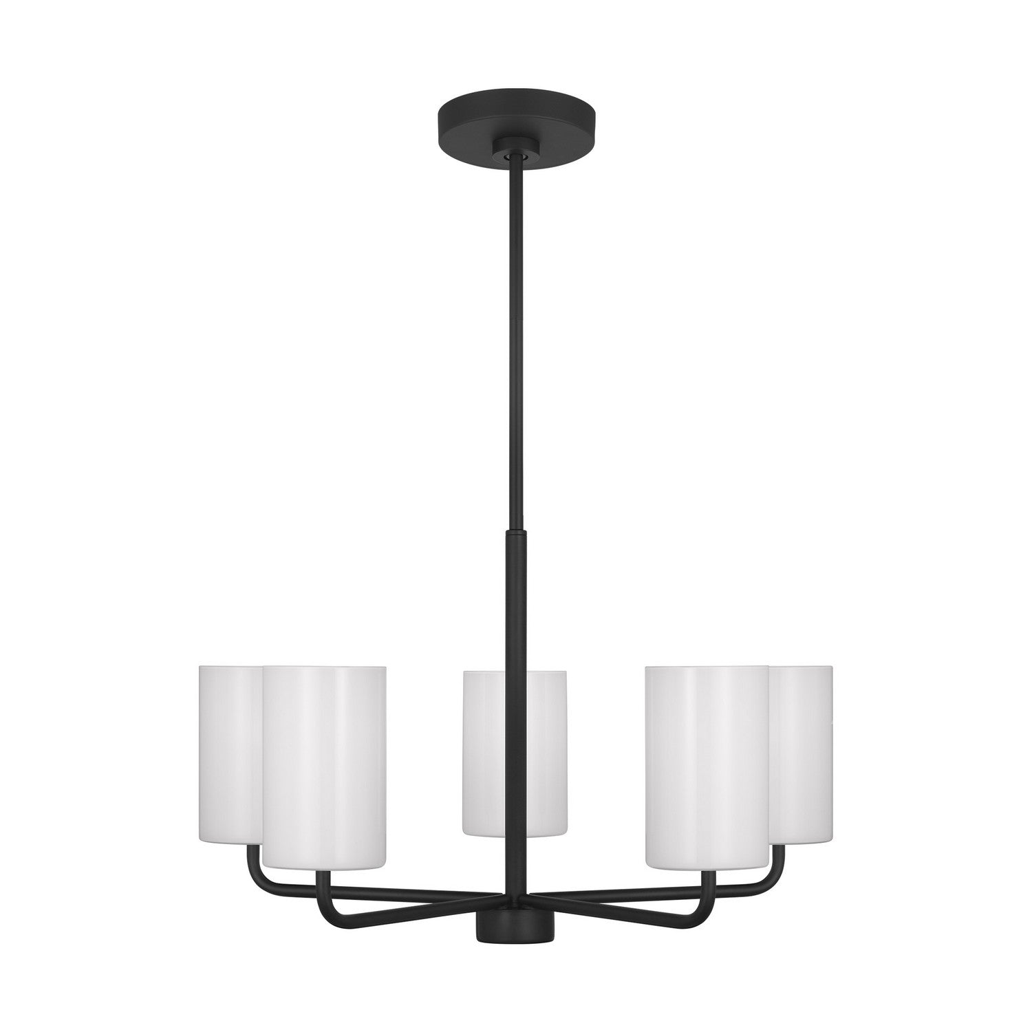 RHETT Chandelier Noir - GLC1015MBK | GENERATION-LIGHTING