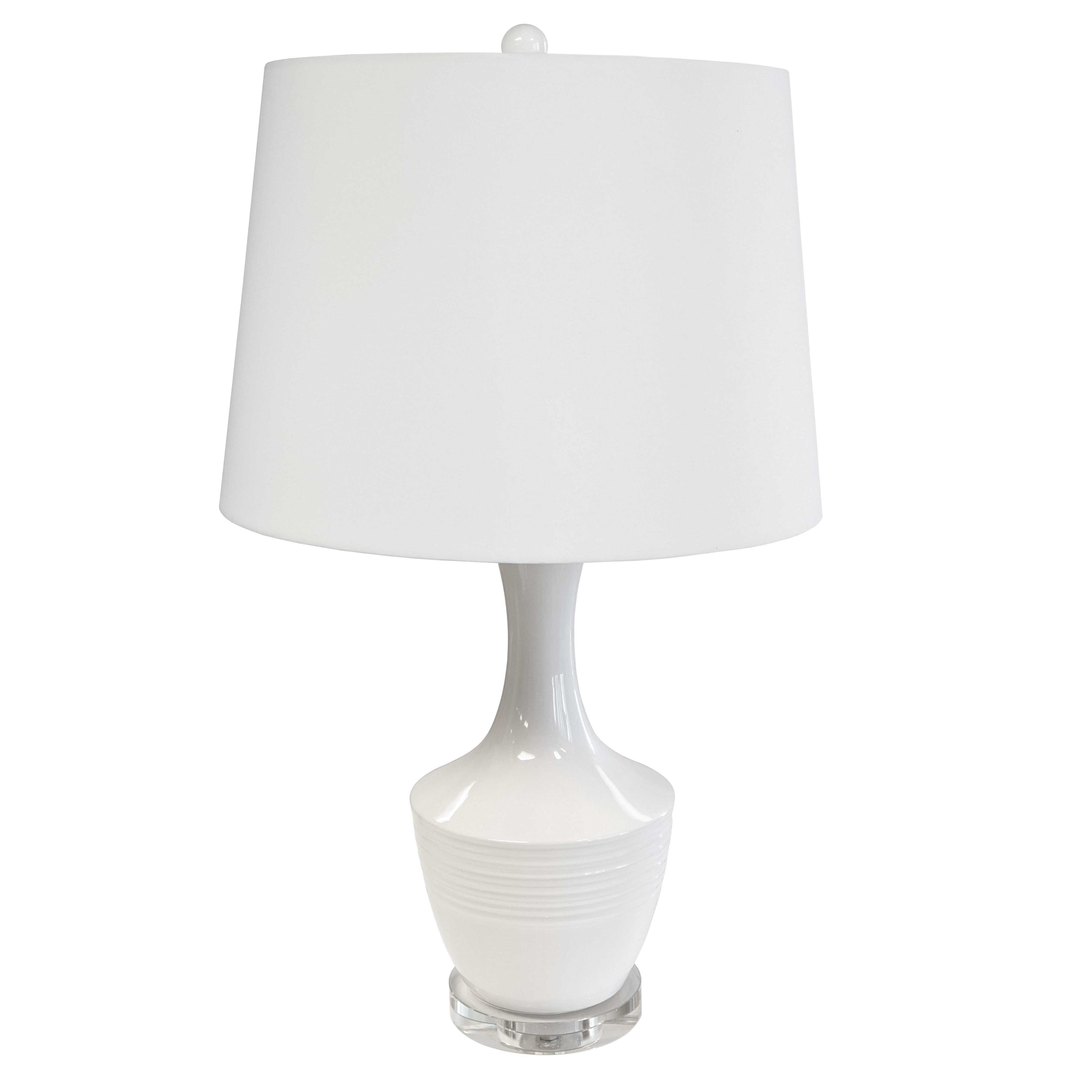 GOLIATH Lampe sur table Blanc - GOL-271T-WH | DAINOLITE