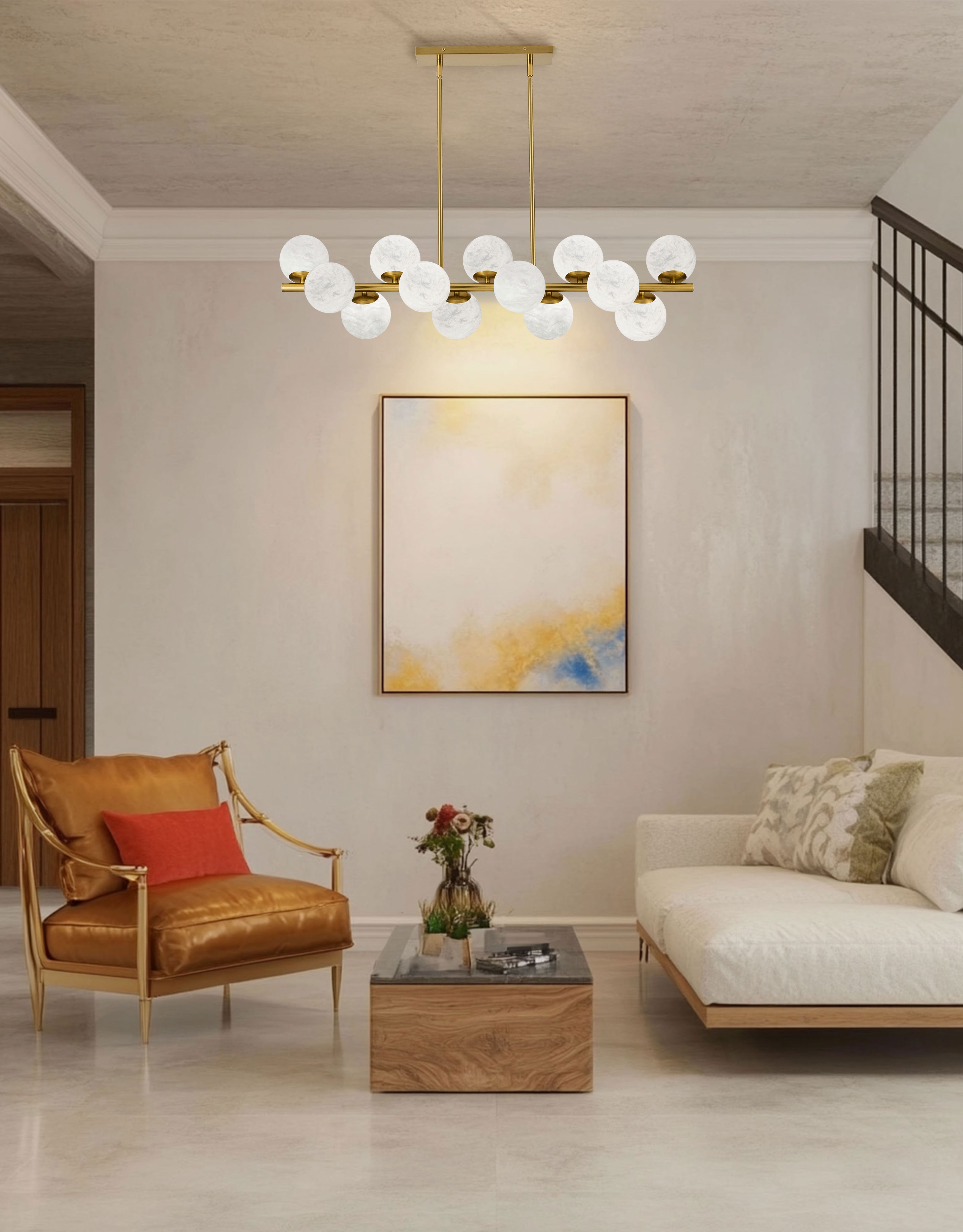 Luminaire suspendu Albâtre | GIOVANNA
