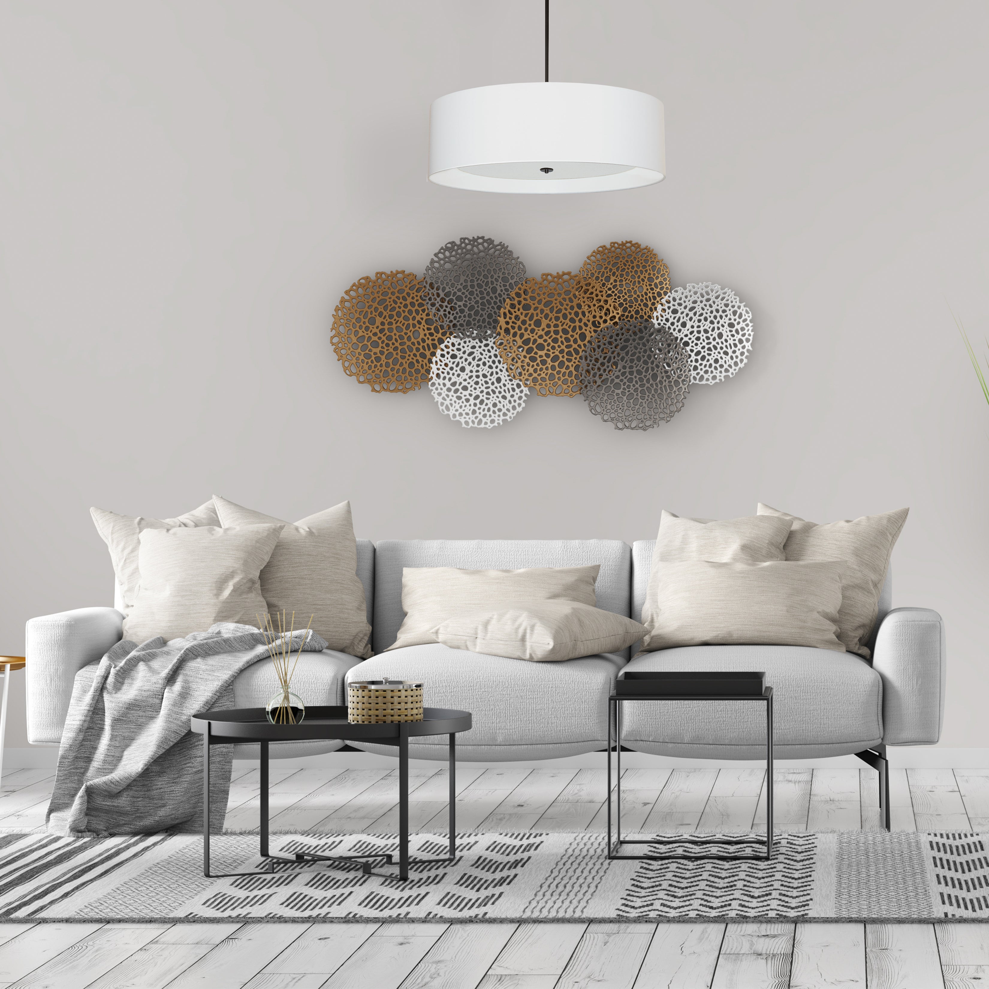 Luminaire suspendu Laiton vieilli | HELENA