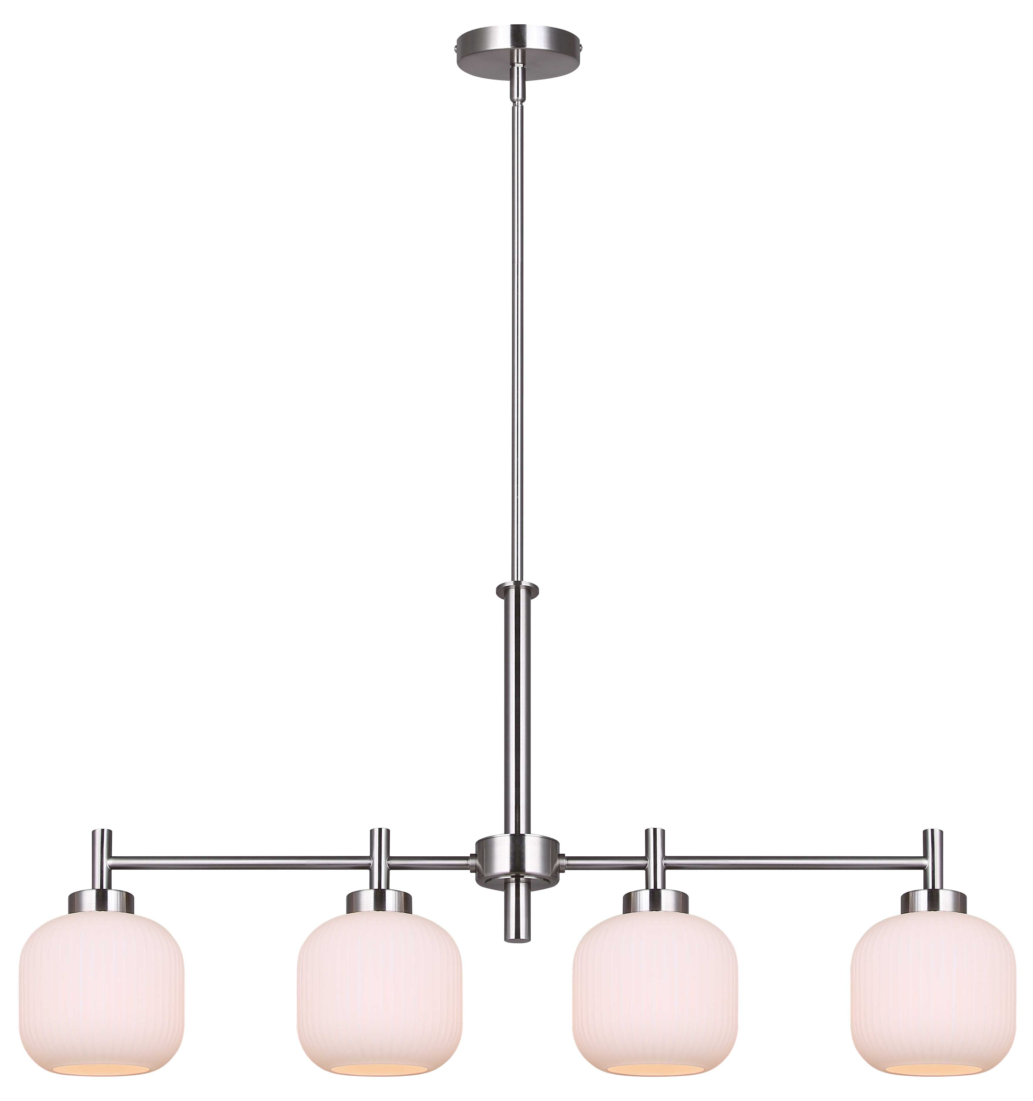 Luminaire suspendu Nickel brossé | MALLORY